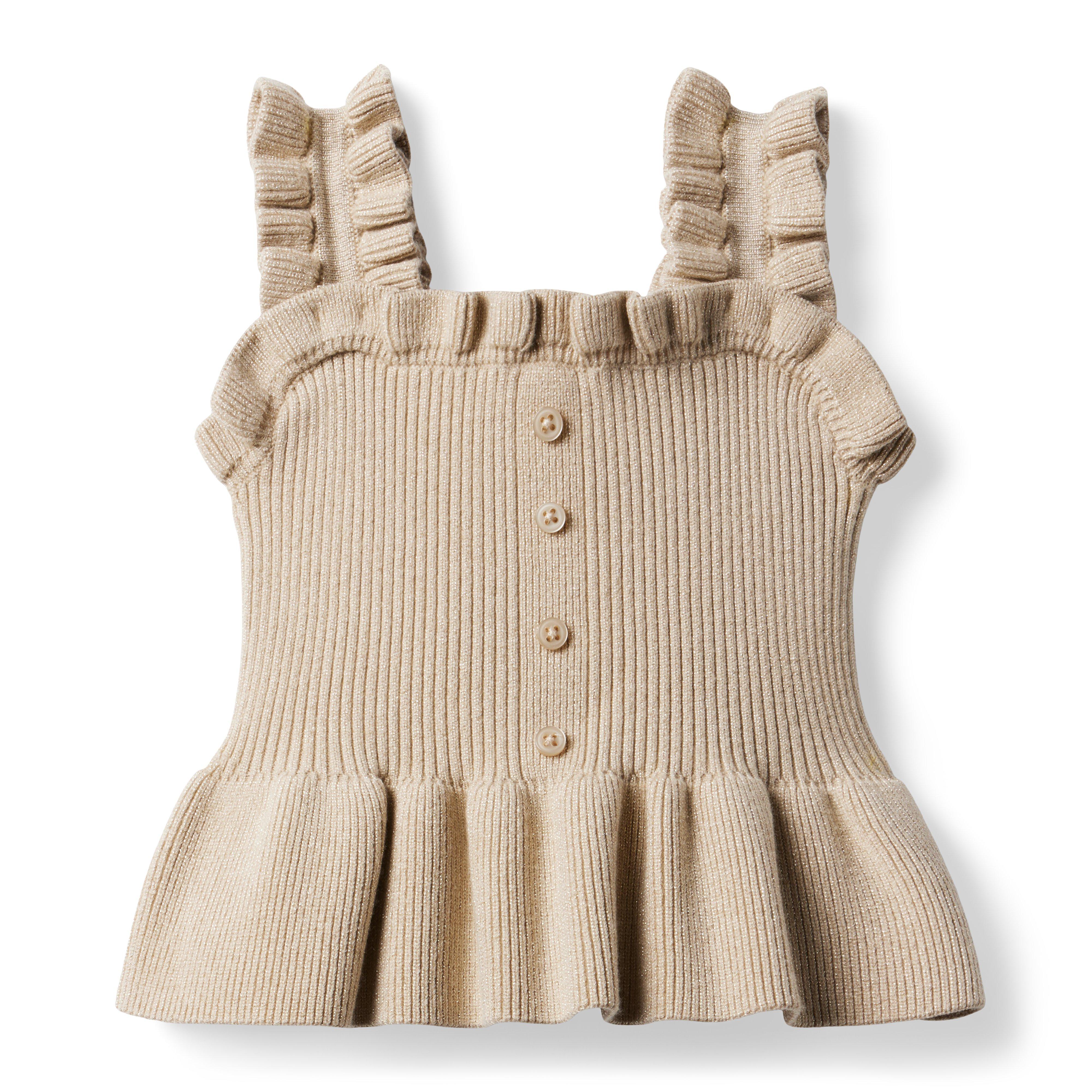 Peplum Ruffle Sweater Top image number 0