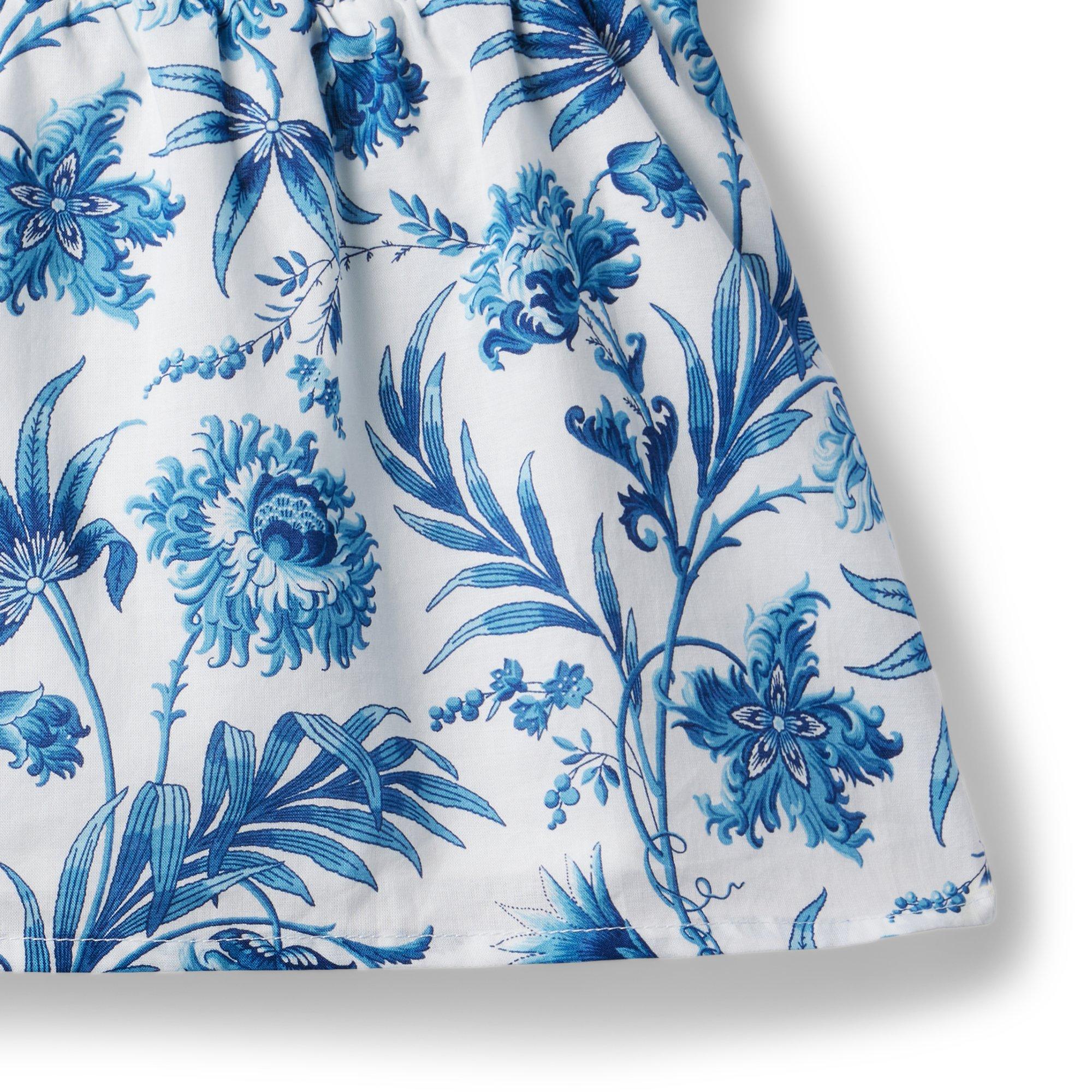 Floral Smocked Cold Shoulder Top image number 3