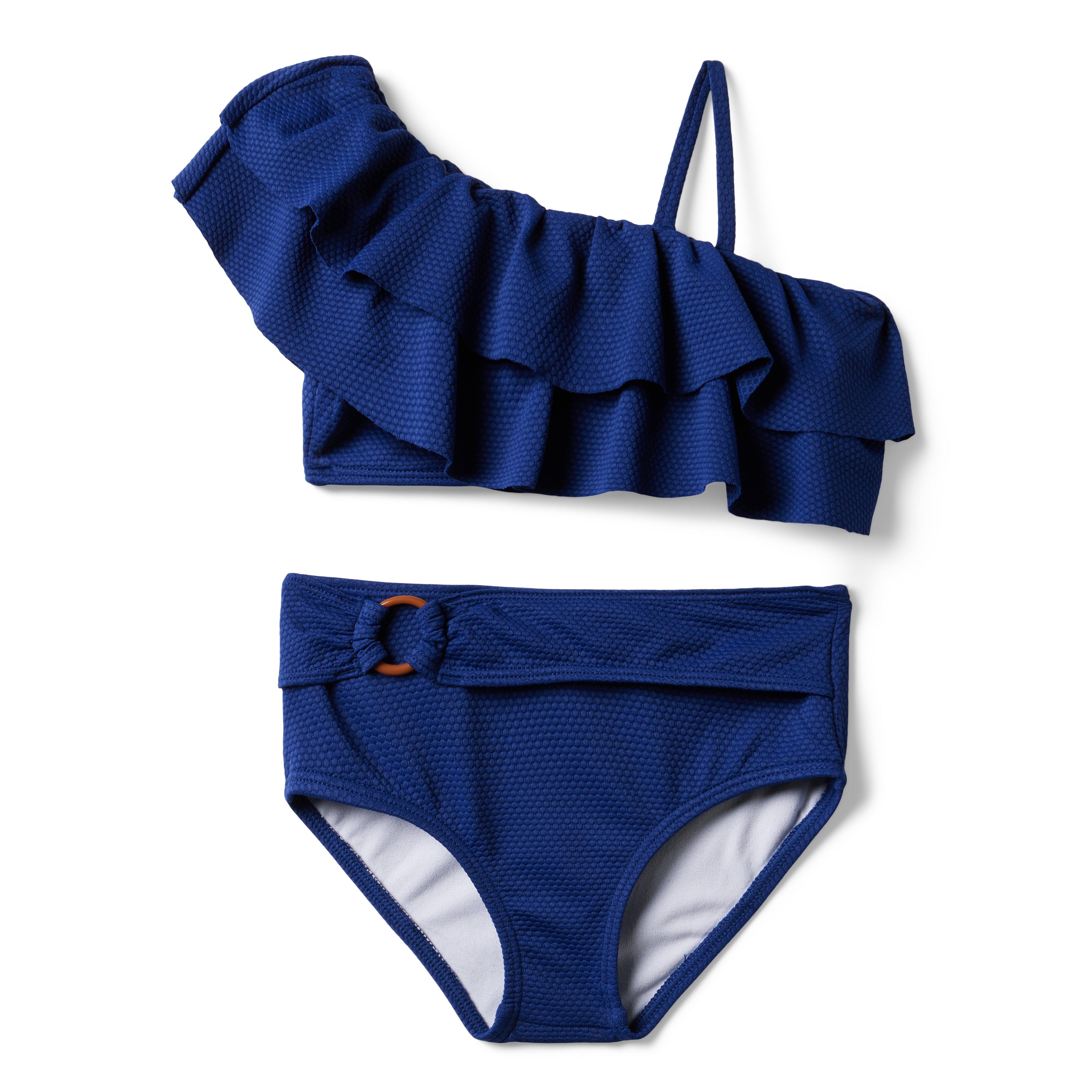 Recycled Ruffle 2-Piece Swimsuit