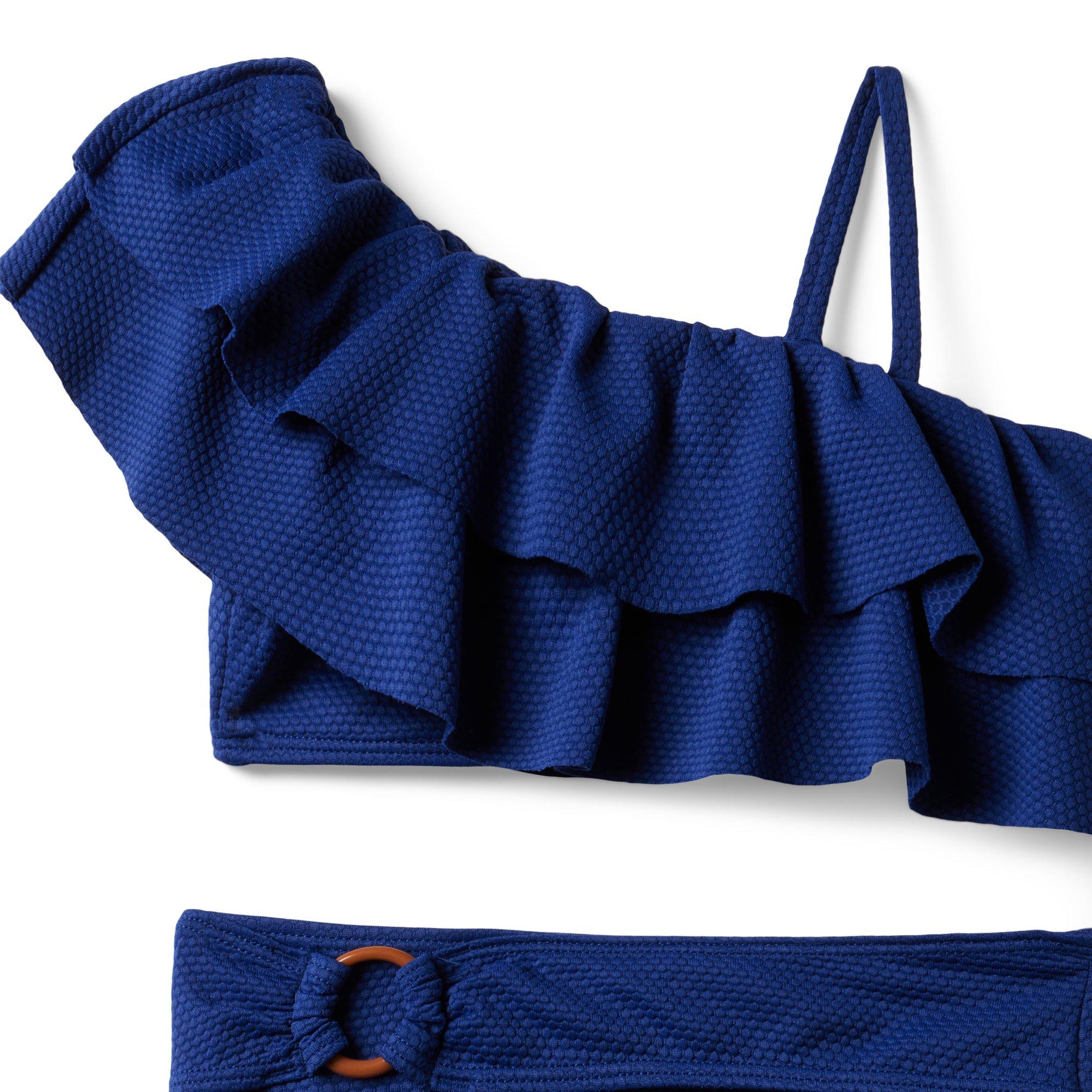 Recycled Ruffle 2-Piece Swimsuit image number 2