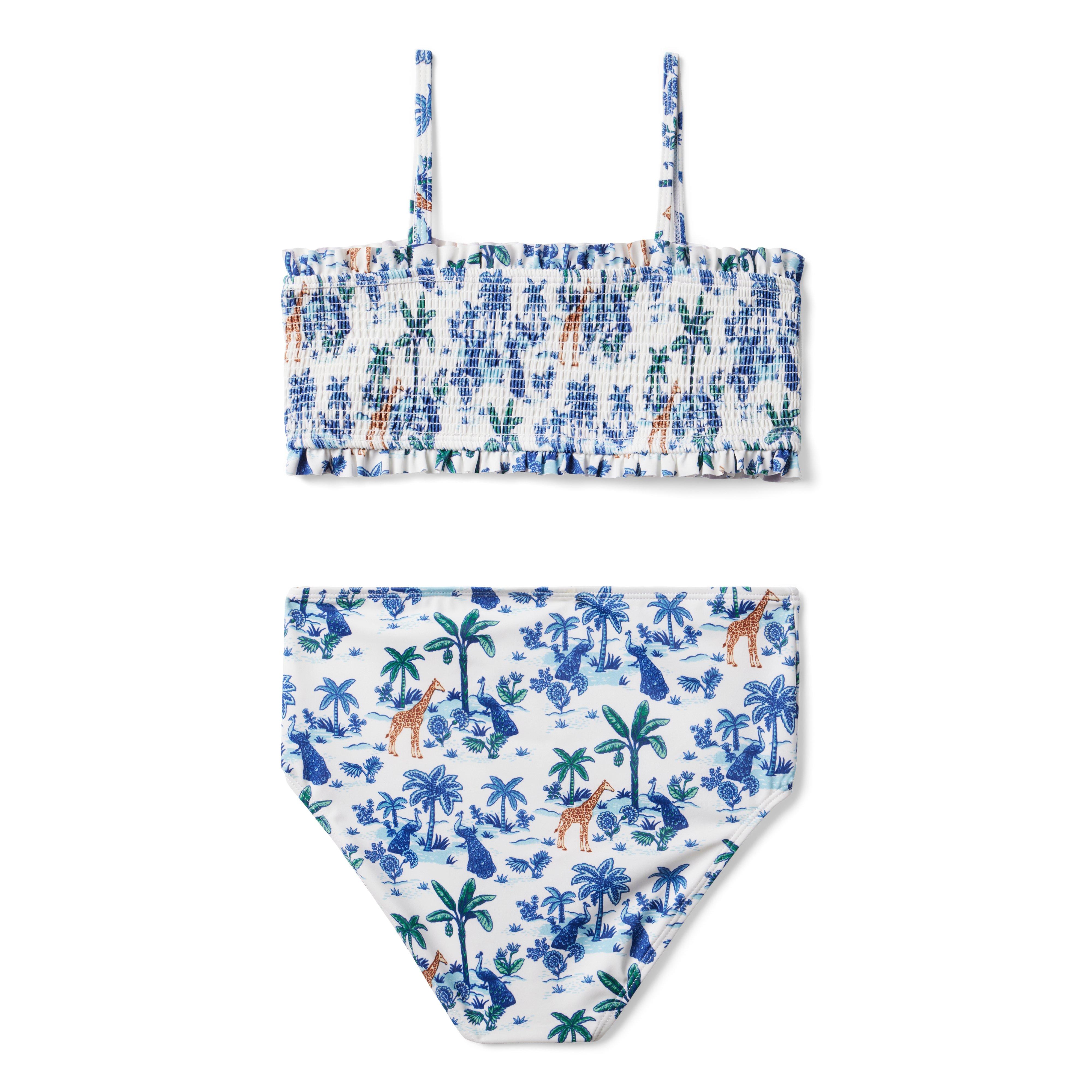 Safari Toile Recycled 2-Piece Swimsuit image number 2