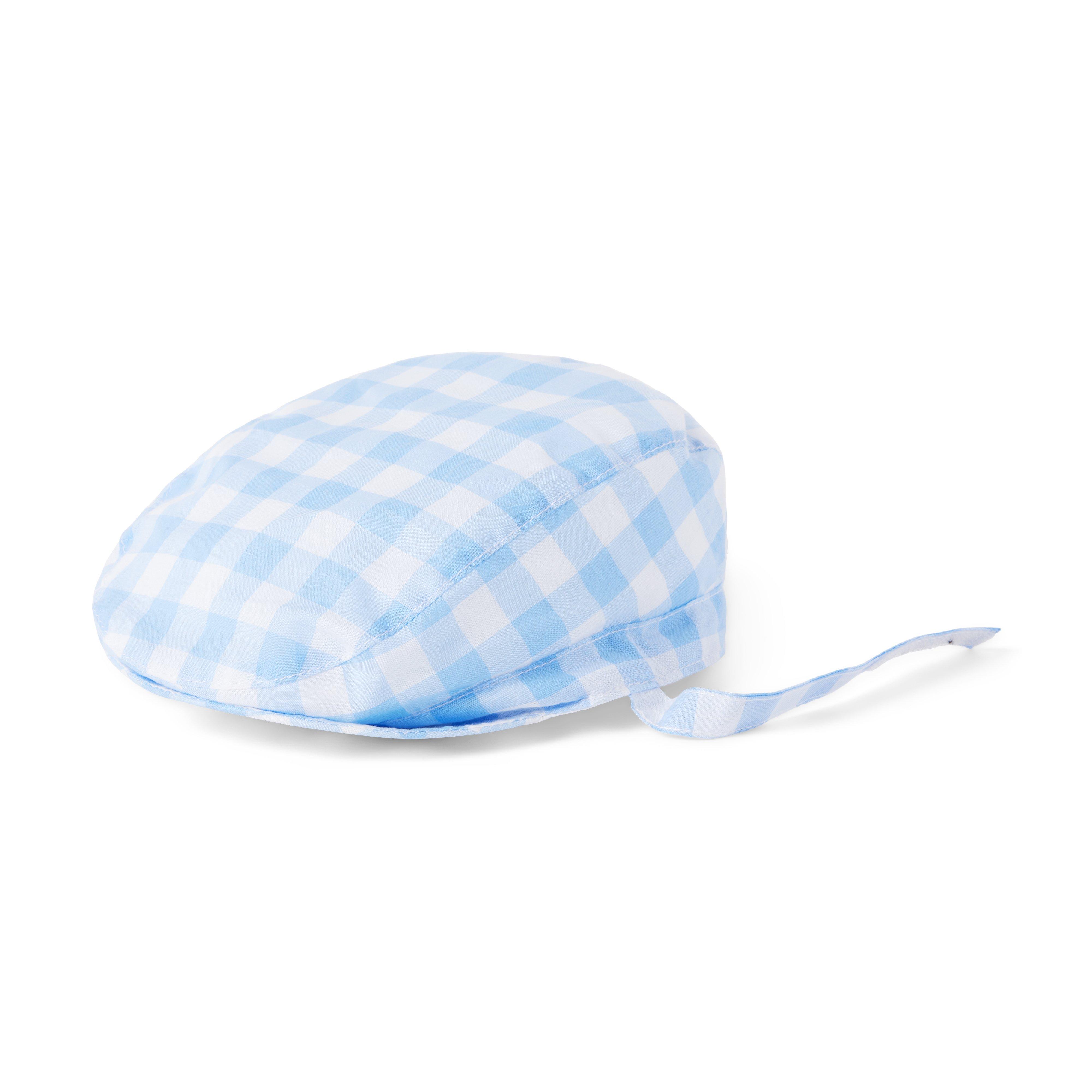 Baby Gingham Newsboy Cap image number 0