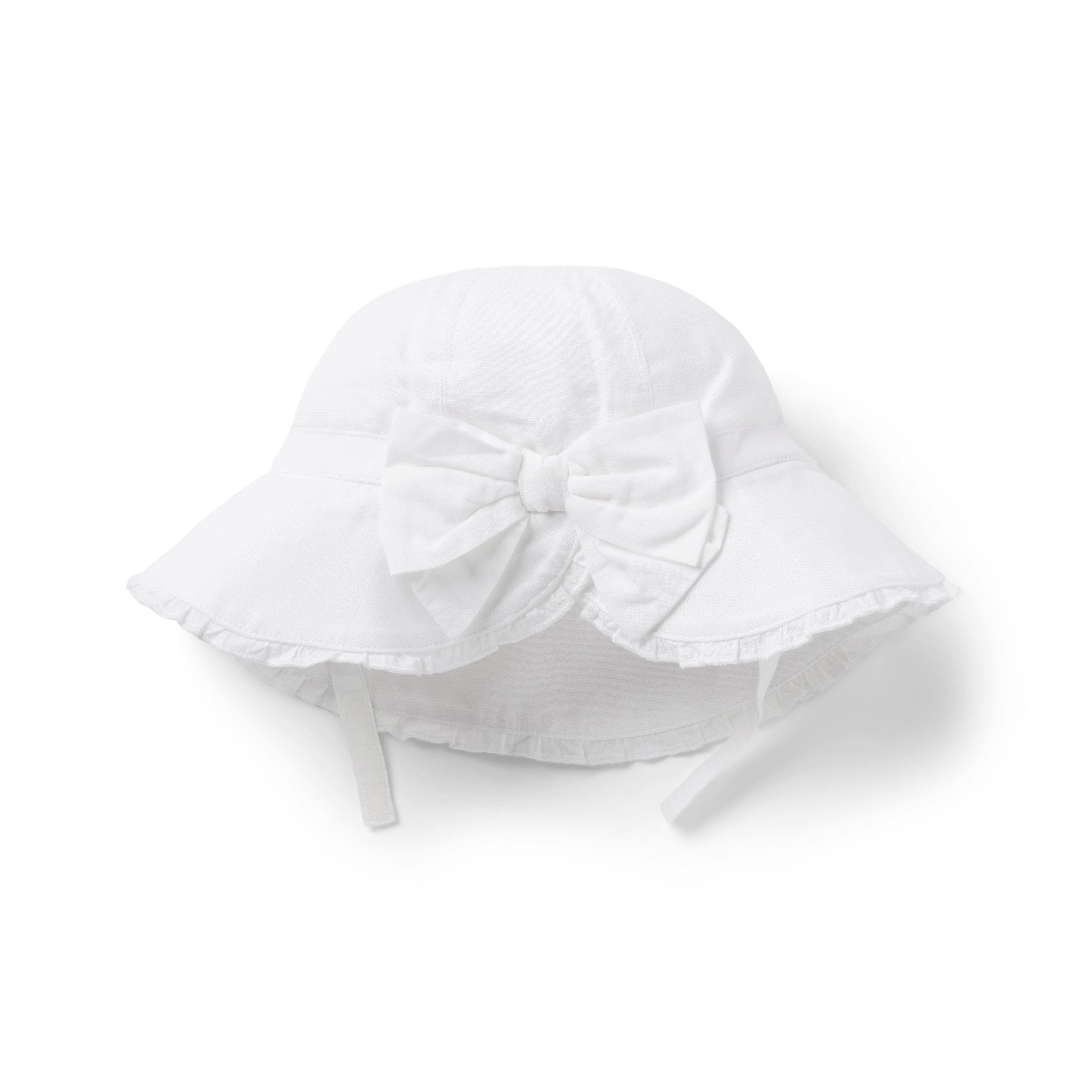 Baby Bow Linen-Cotton Sun Hat image number 0