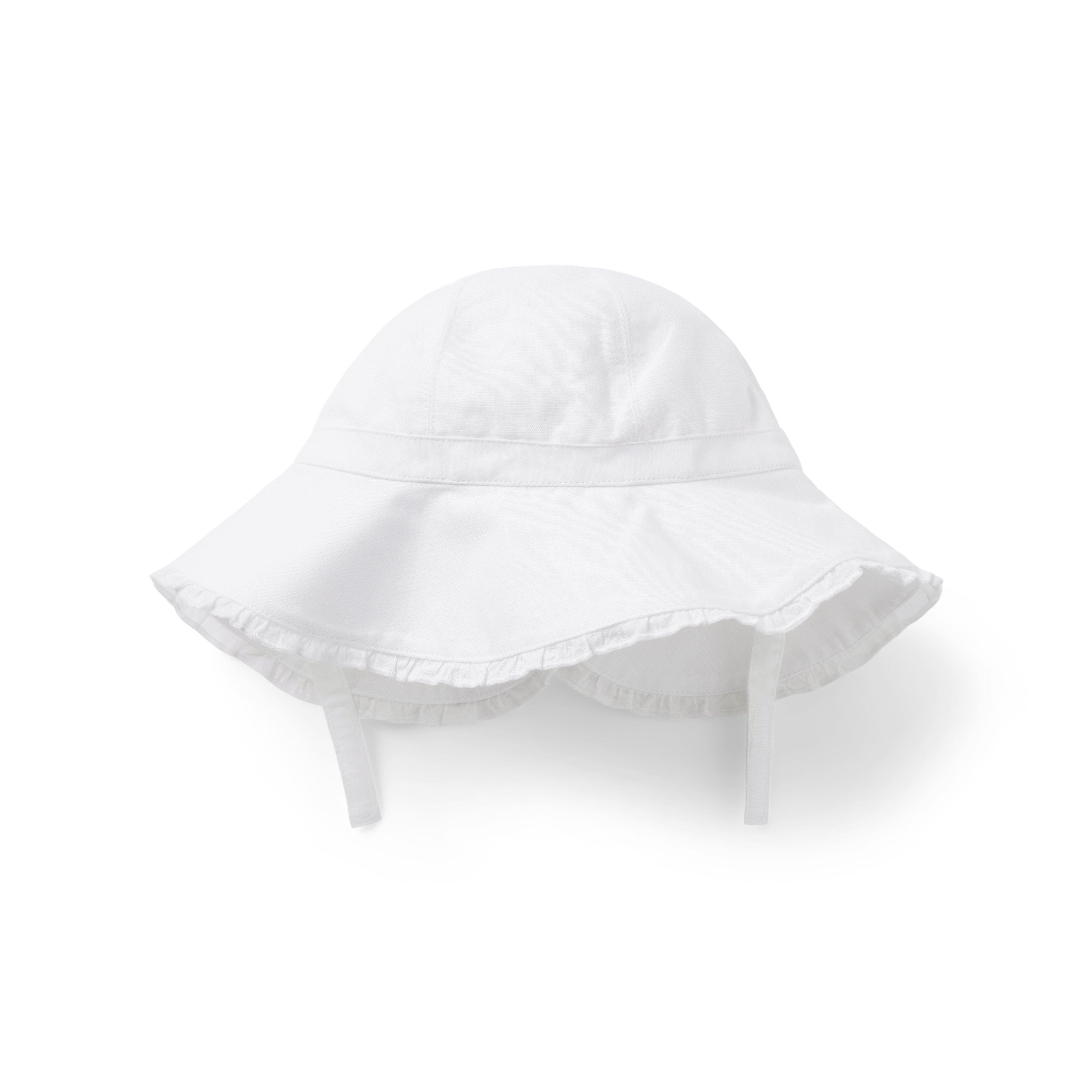 Baby Bow Linen-Cotton Sun Hat image number 1