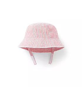 Baby Striped Linen-Cotton Bucket Hat