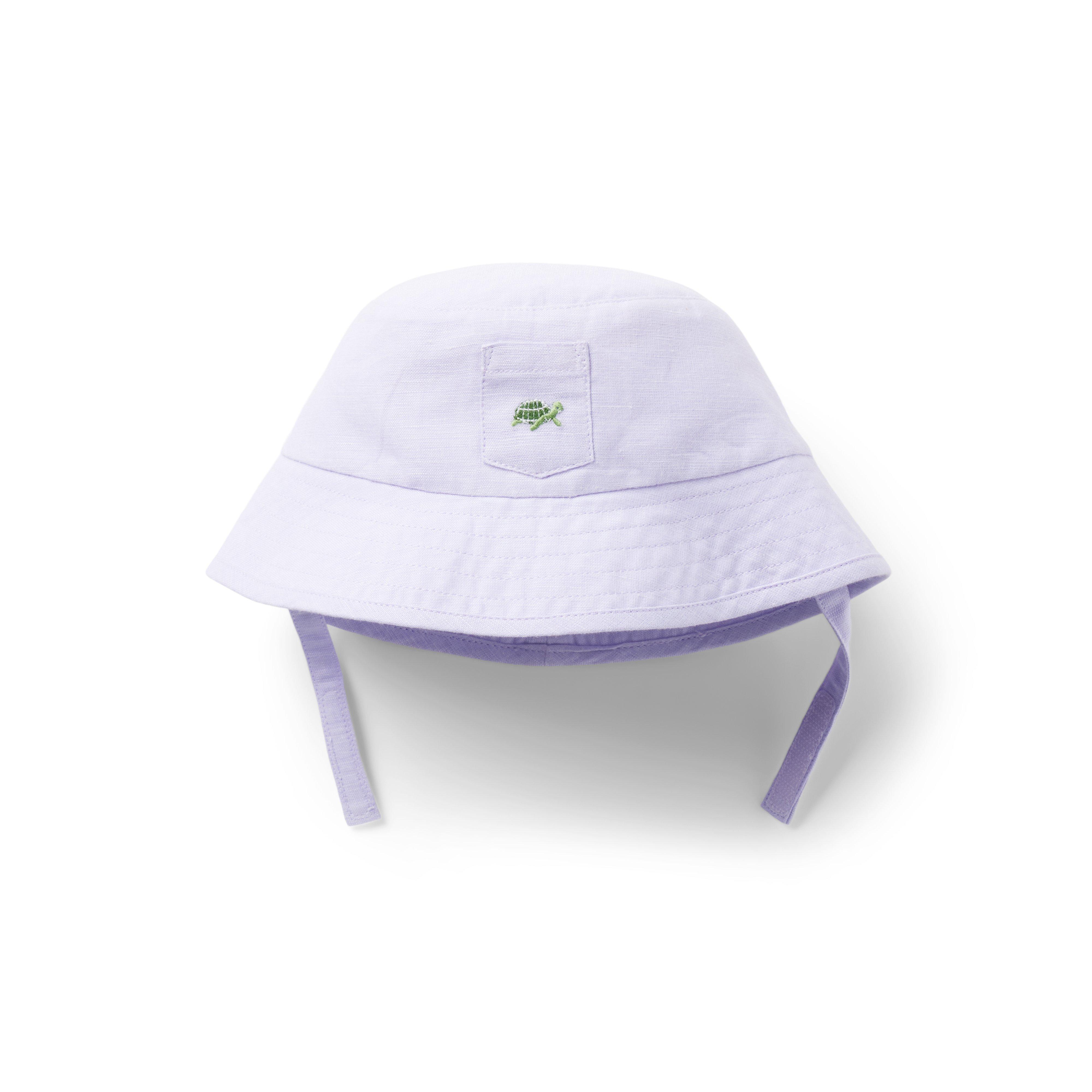 Baby Turtle Linen-Cotton Bucket Hat image number 0