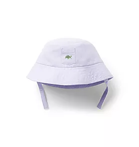 Baby Turtle Linen-Cotton Bucket Hat