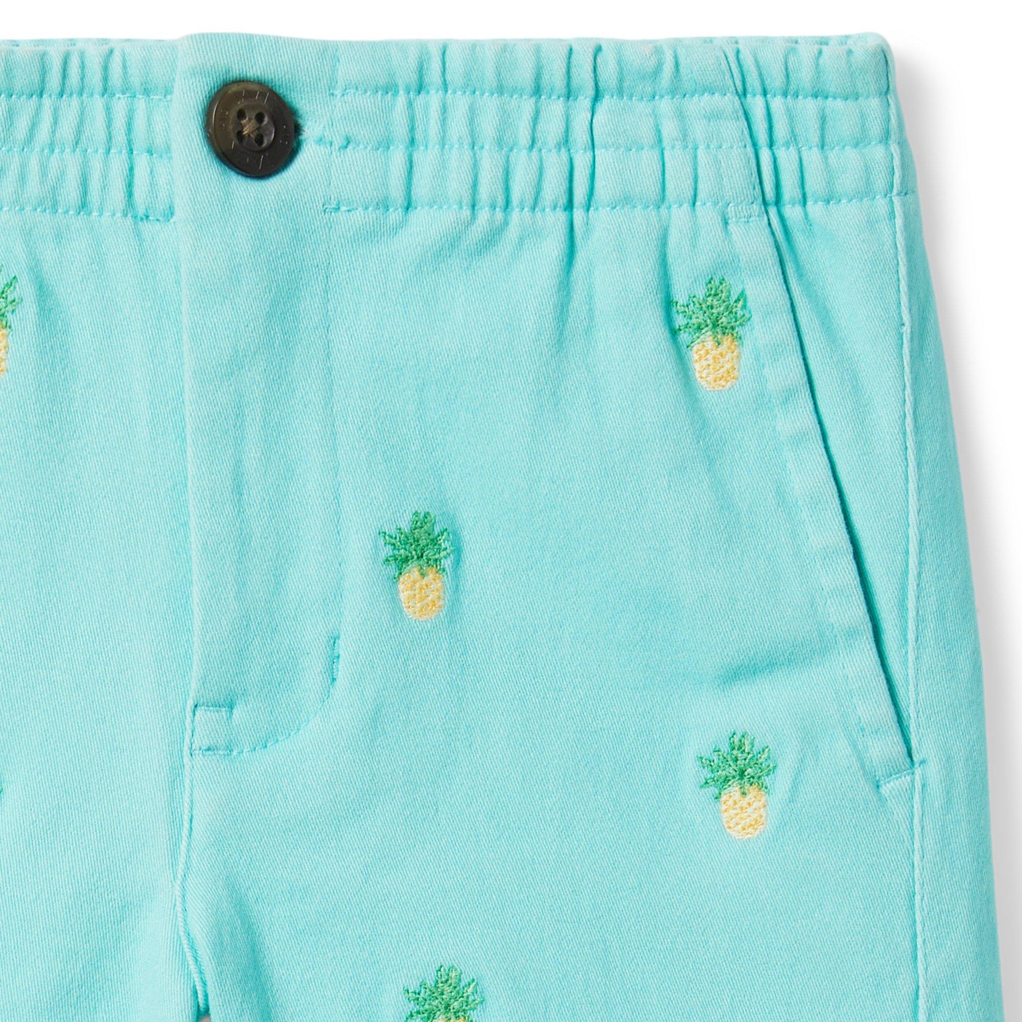 Embroidered Twill Pull-On Short image number 2