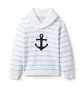Anchor Striped Sweater