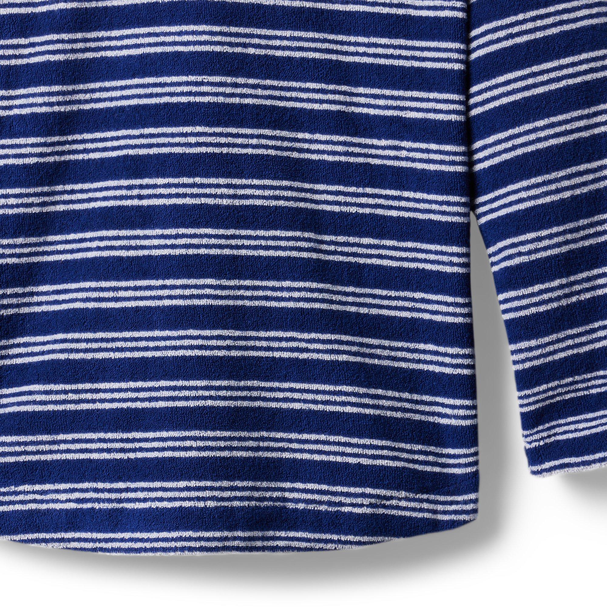 Striped Terry Hooded Pullover image number 2