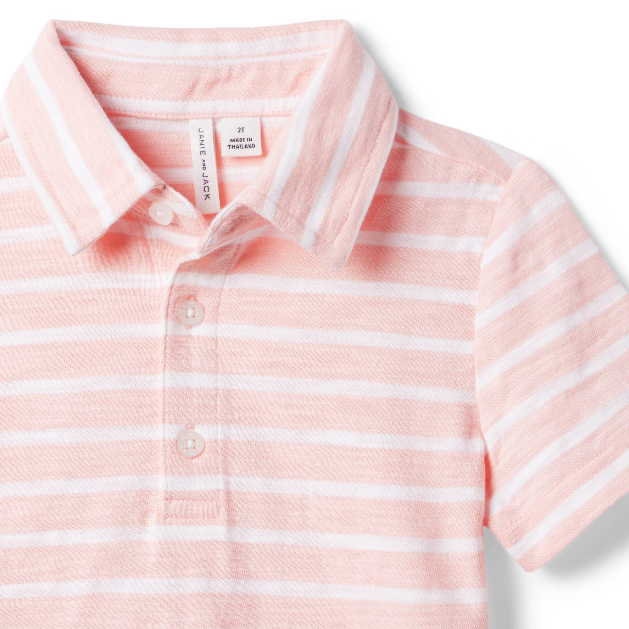 The Striped Slub Polo image number 2