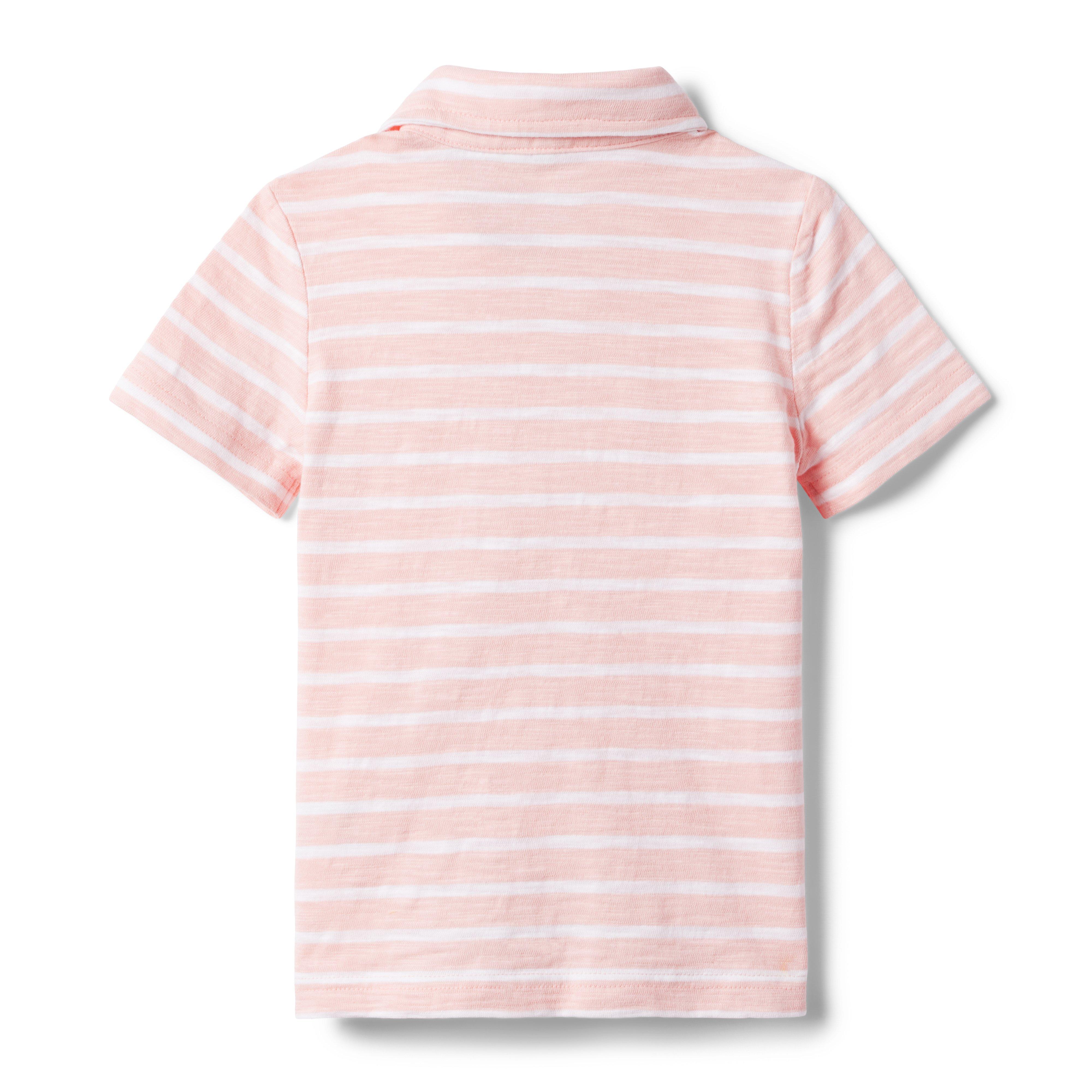 The Striped Slub Polo image number 1