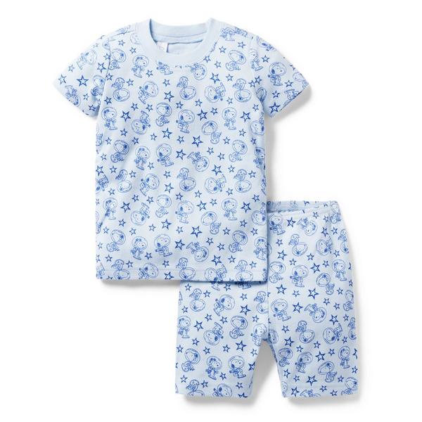 Janie and Jack Good Night Short Pajamas in PEANUTS Space Snoopy