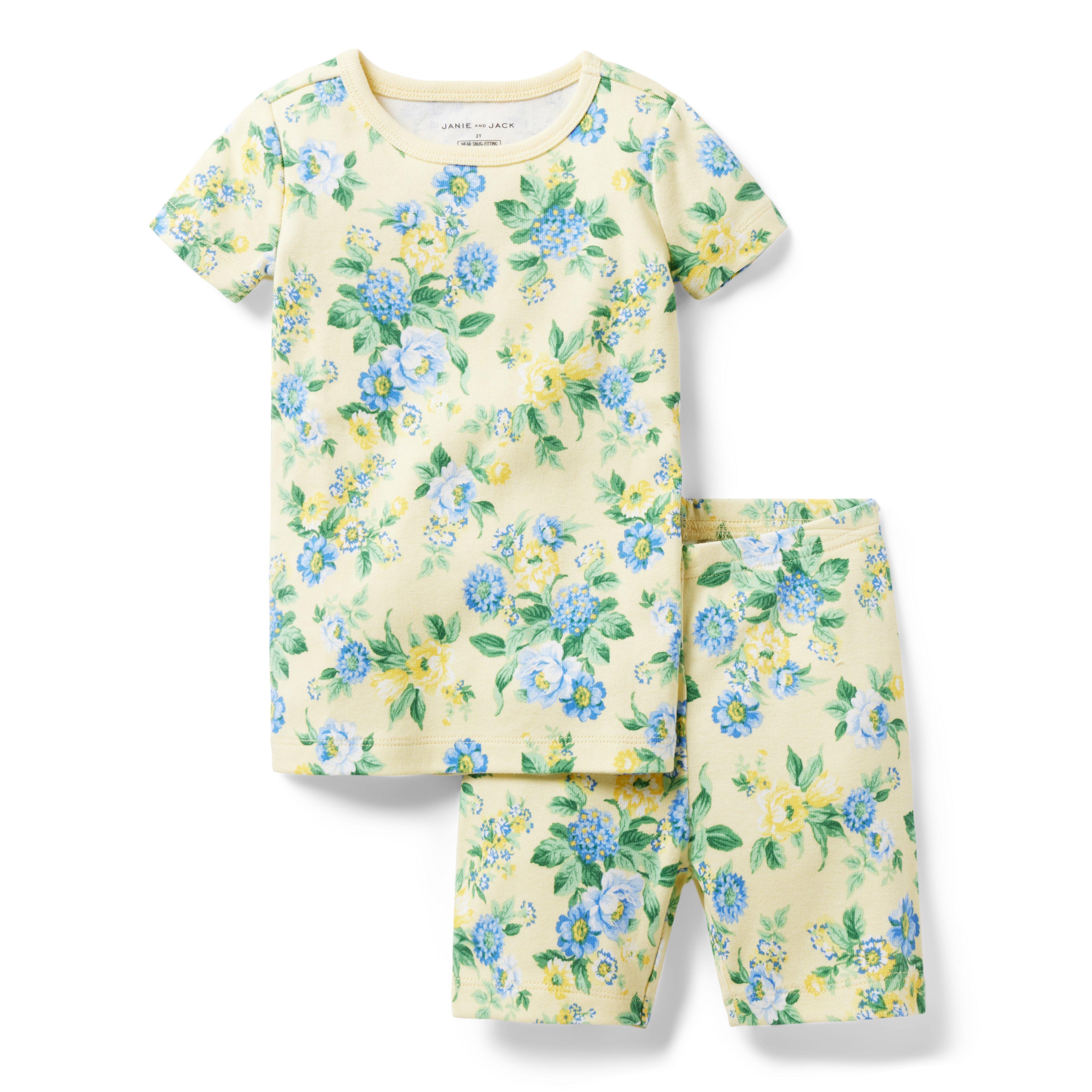 Good Night Short Pajamas in Floral Garden image number 0