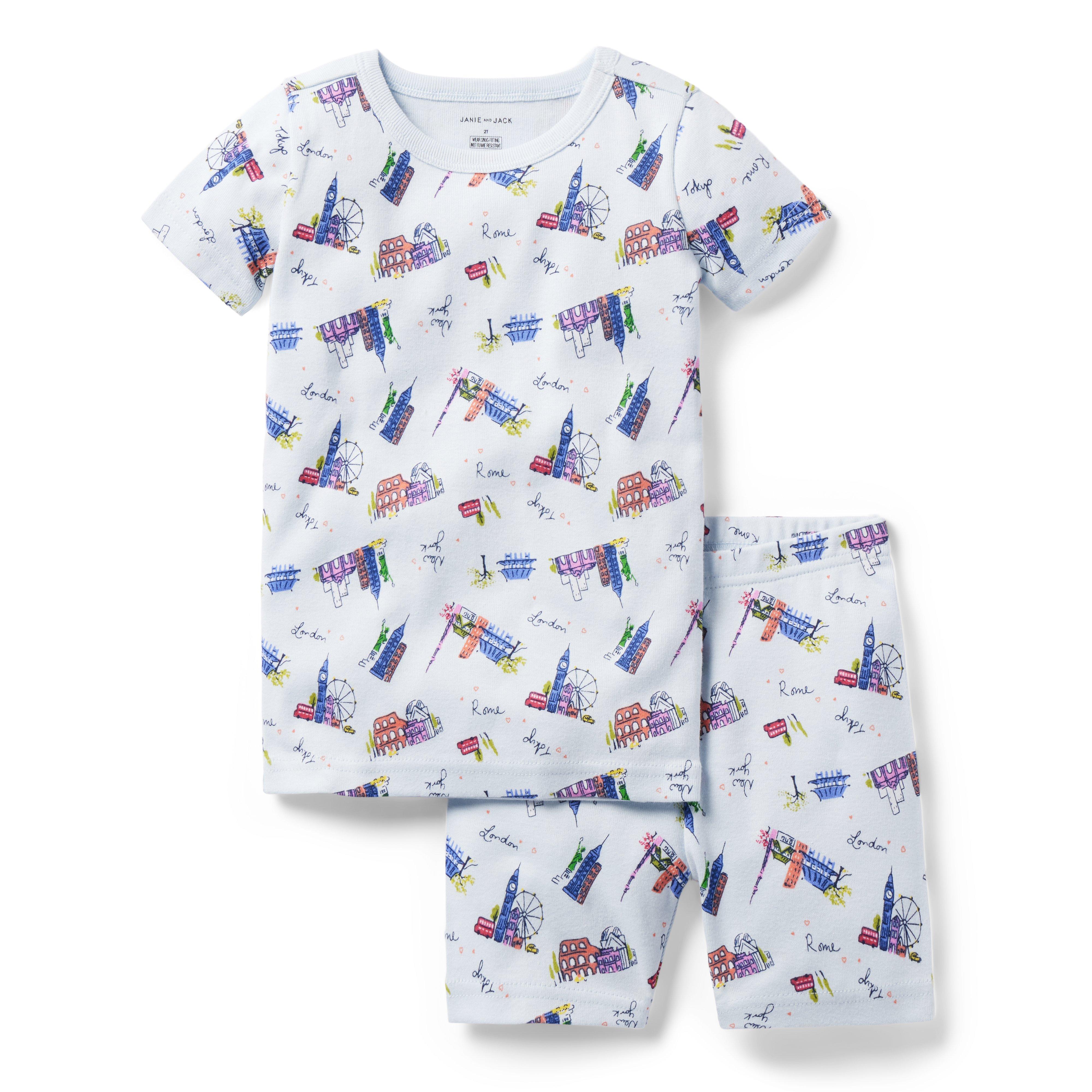 Good Night Short Pajamas in Cityscapes image number 0