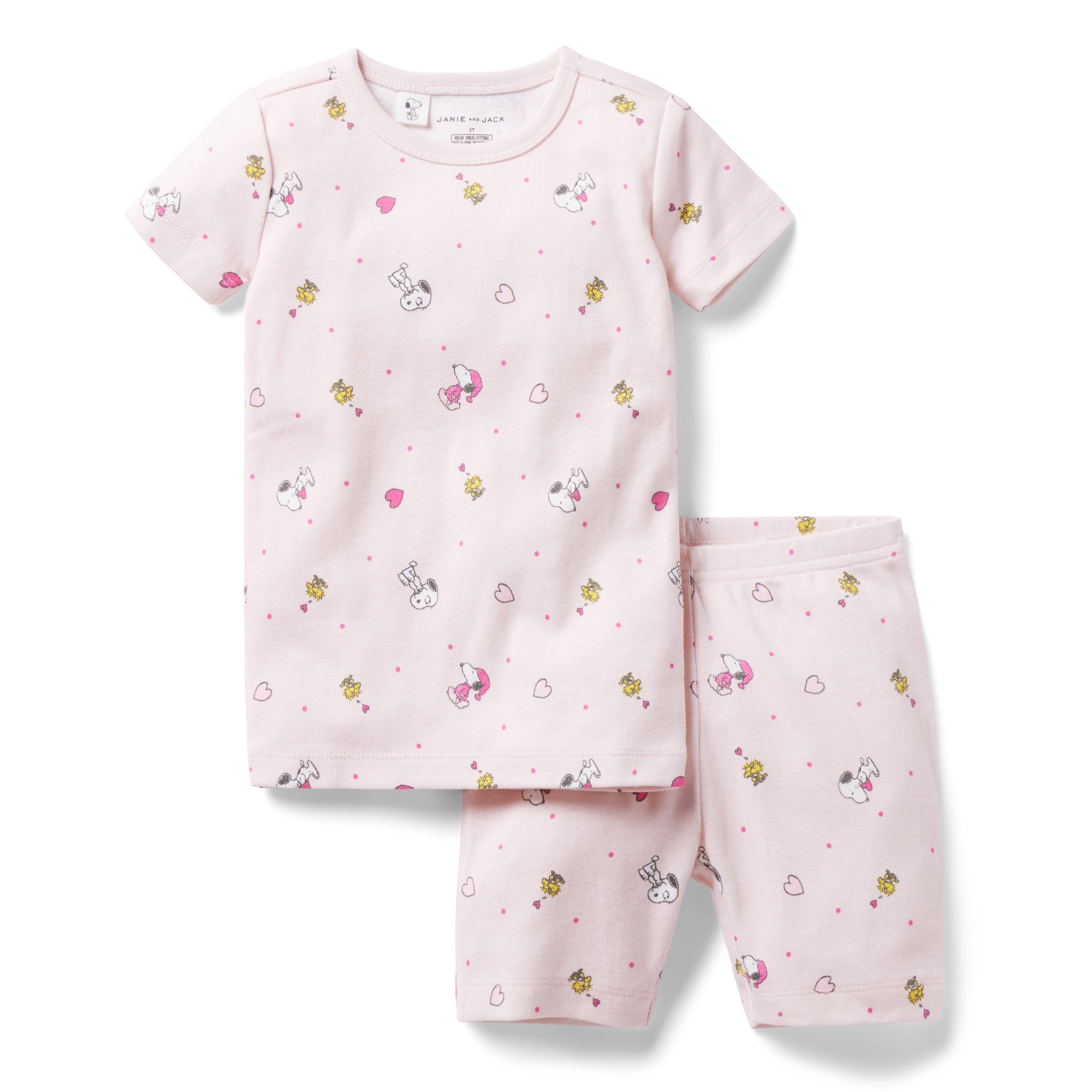 Good Night Short Pajamas in PEANUTS Snoopy Heart image number 0