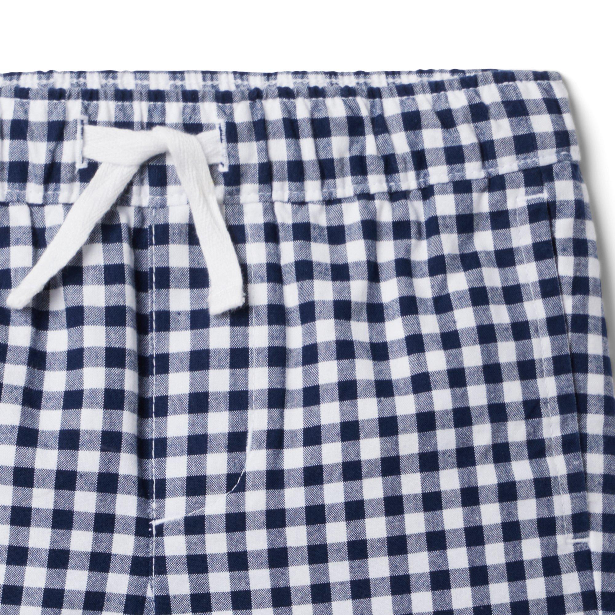 Gingham Poplin Pull-On Short image number 3