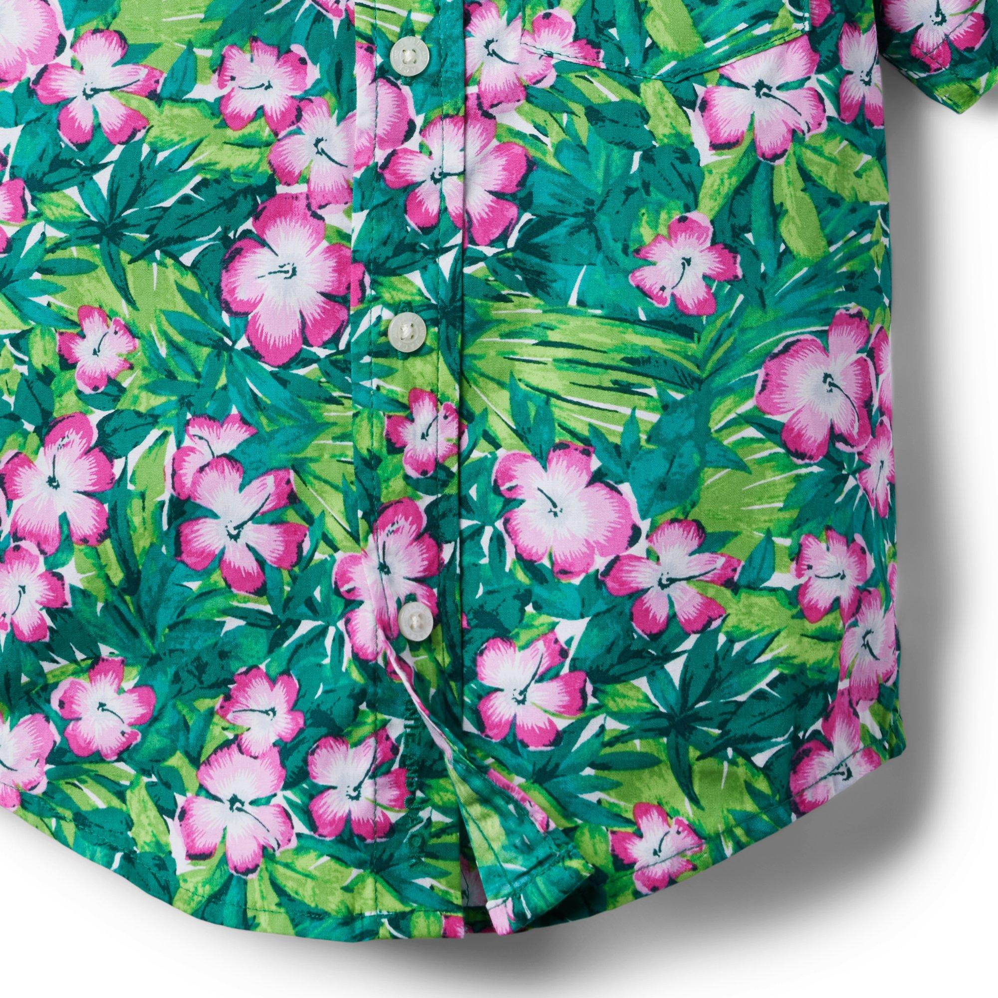 Hibiscus Poplin Shirt image number 4