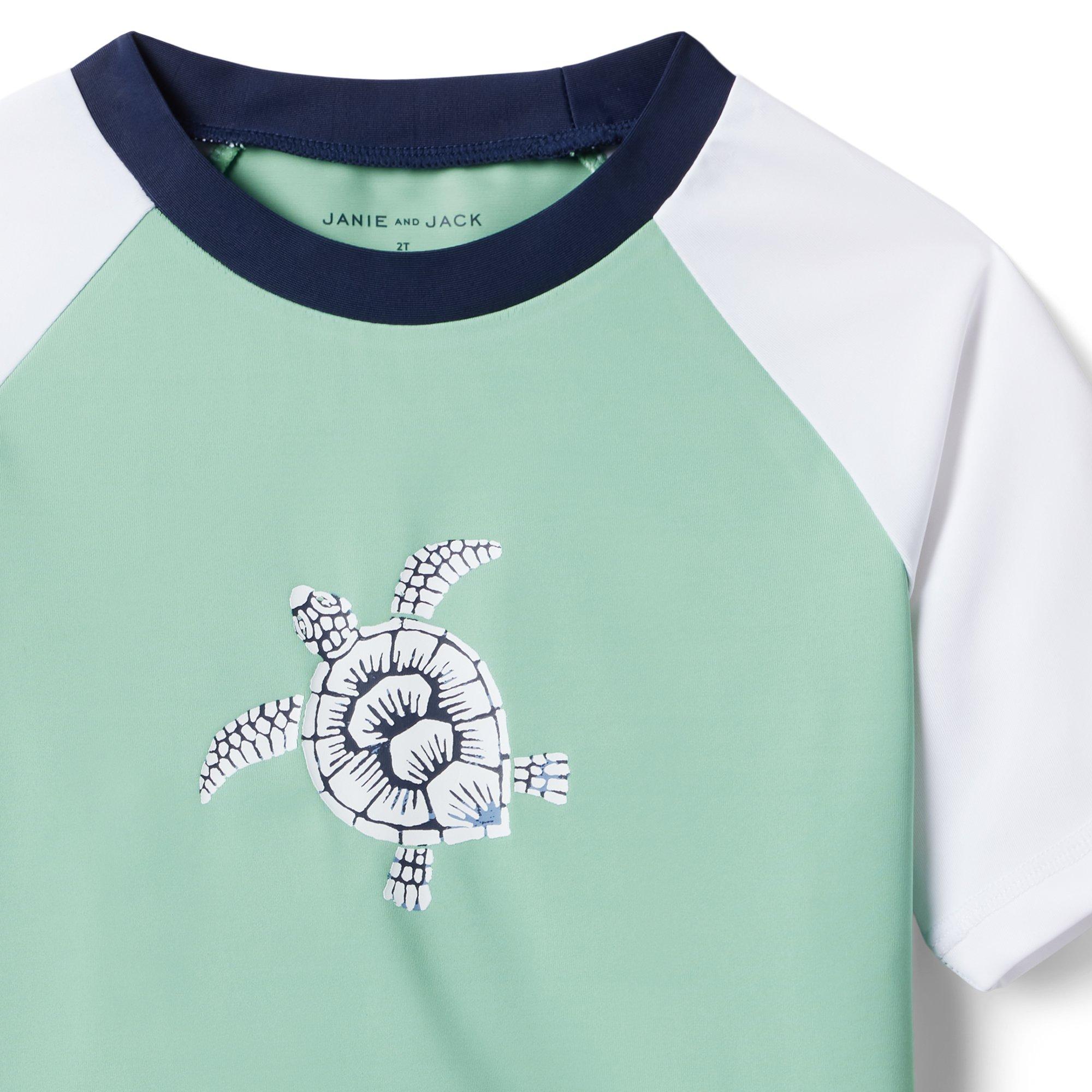 Recycled Sea Turtle Rash Guard image number 1