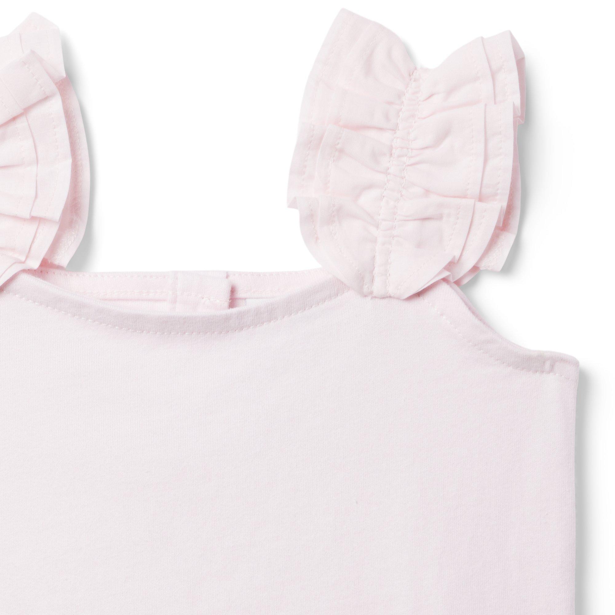 Ruffle Strap Jersey Top image number 2