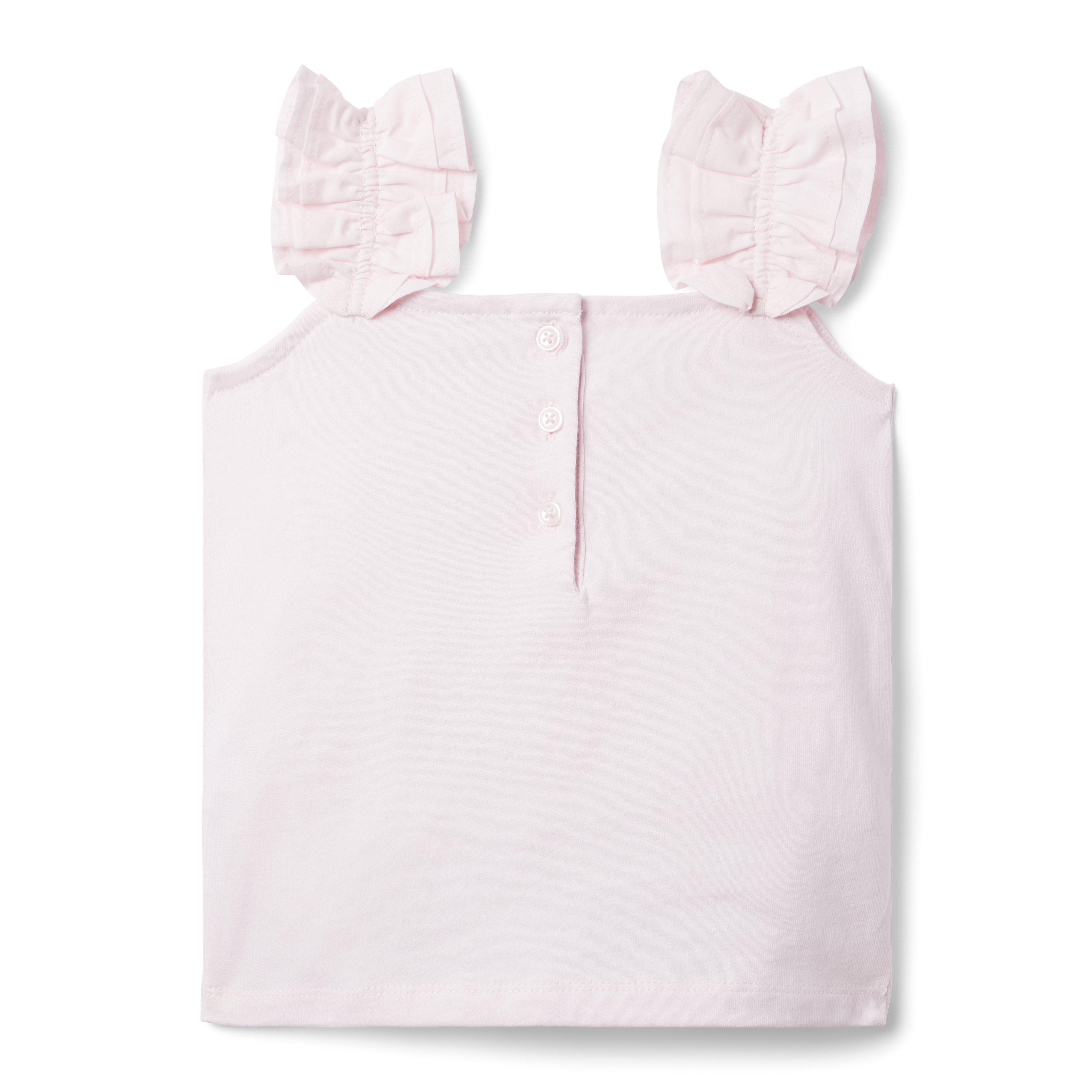 Ruffle Strap Jersey Top image number 1