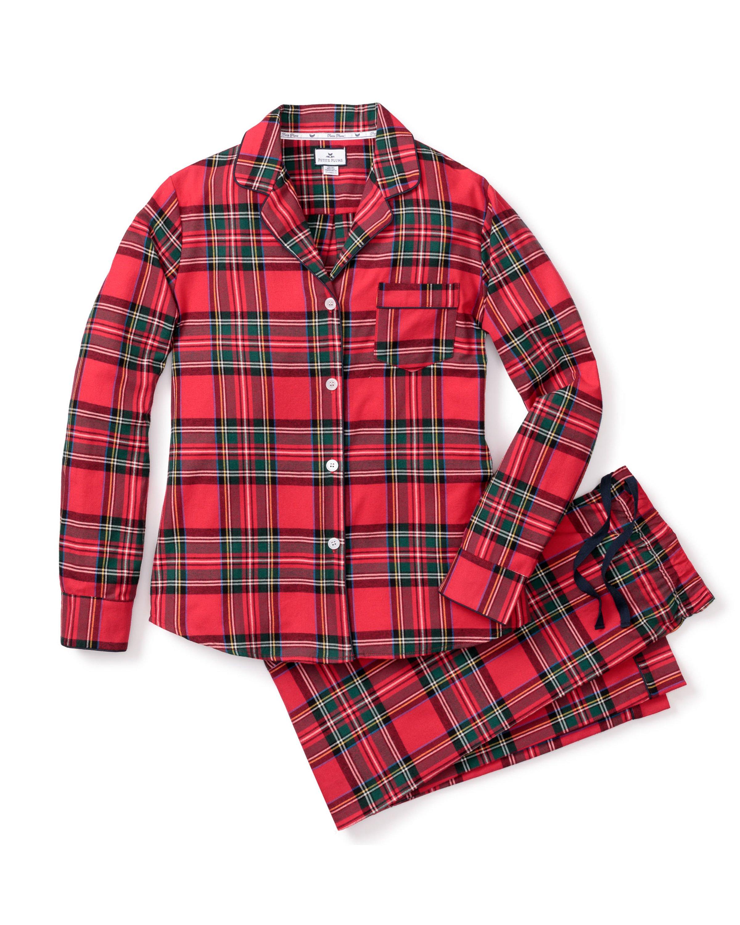 Girl Red Tartan Petite Plume Women's Imperial Tartan Pajama Set by ...
