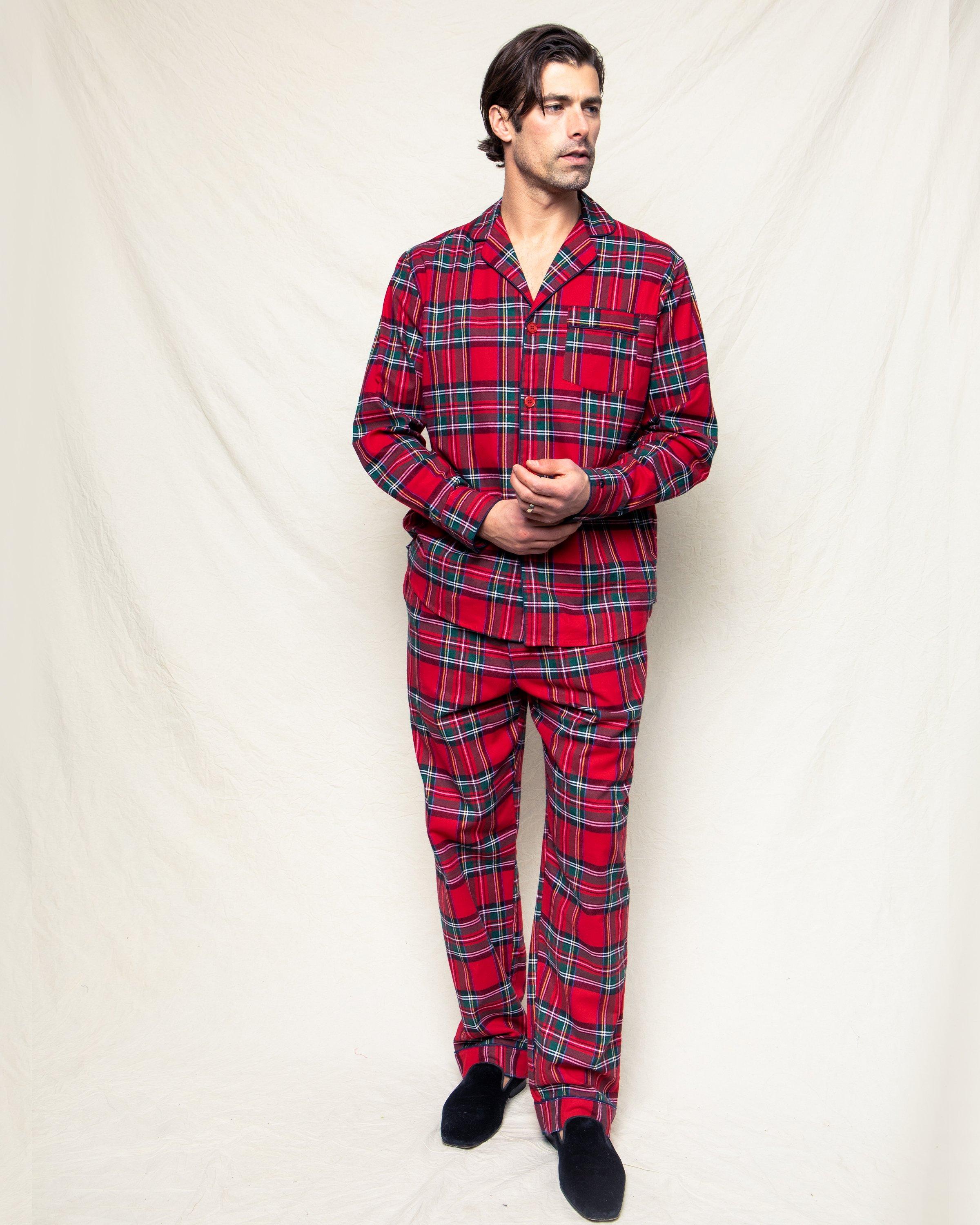 Petite Plume Men's Imperial Tartan Pajama Set image number 4