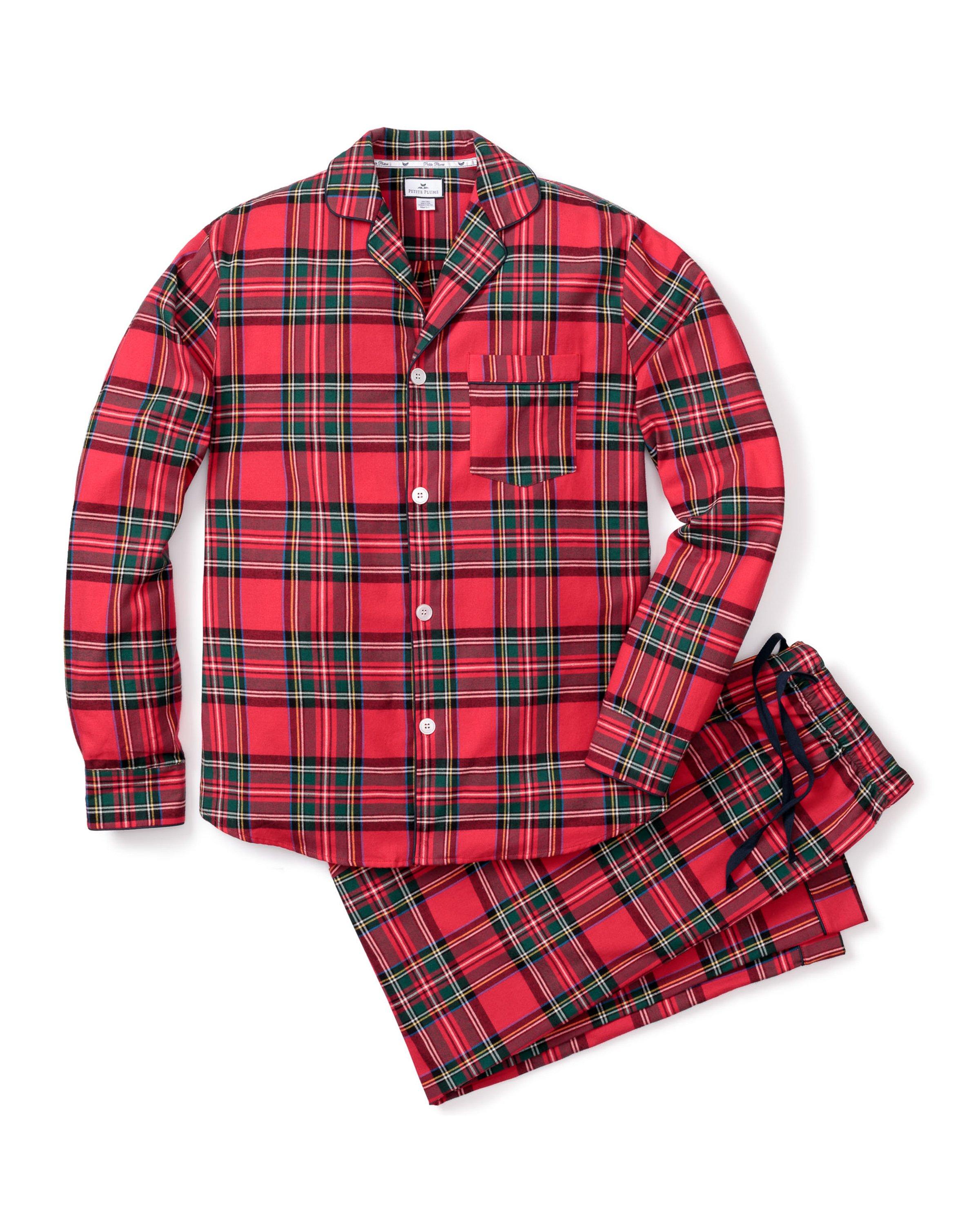Petite Plume Men's Imperial Tartan Pajama Set image number 0