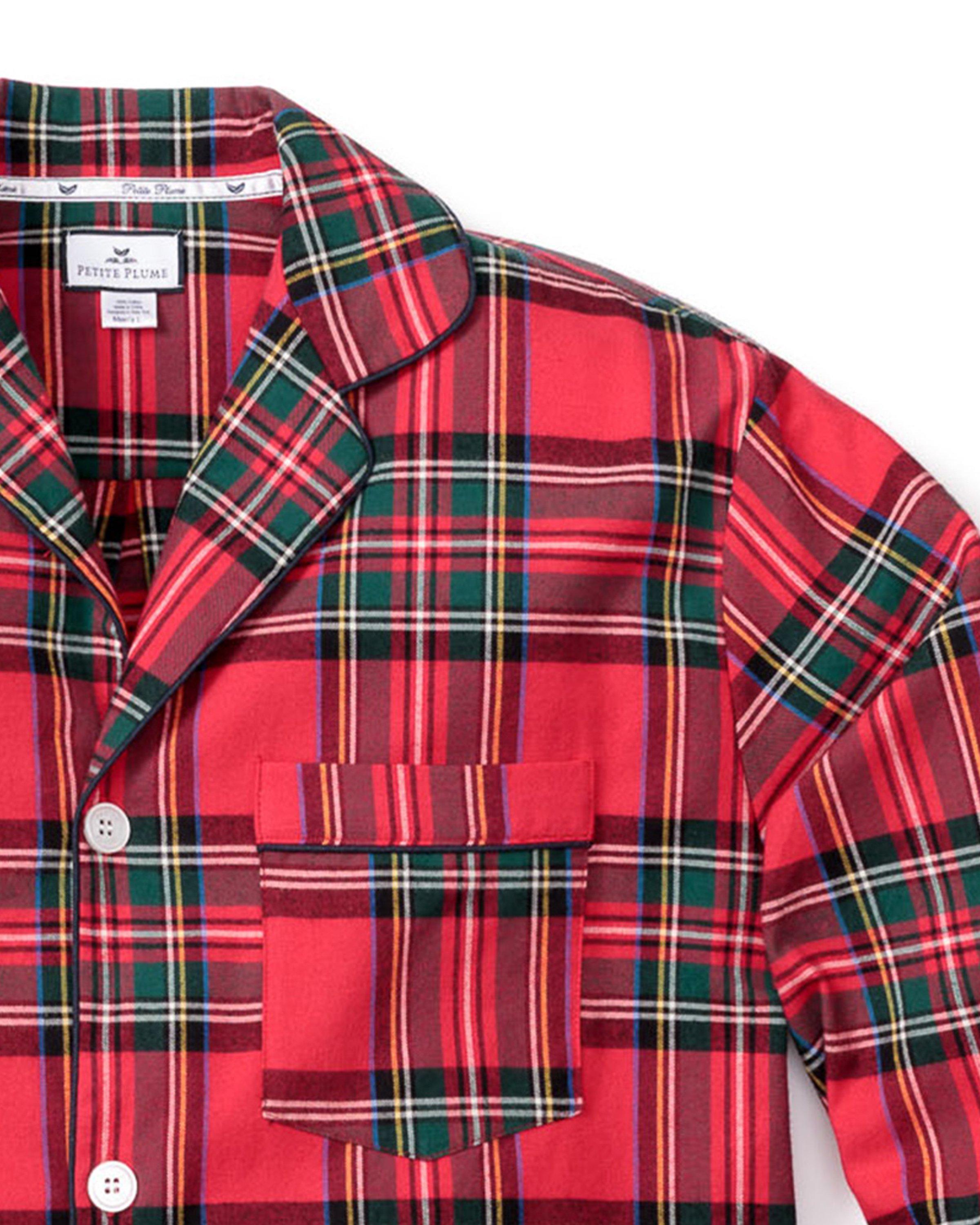 Petite Plume Men's Imperial Tartan Pajama Set image number 1