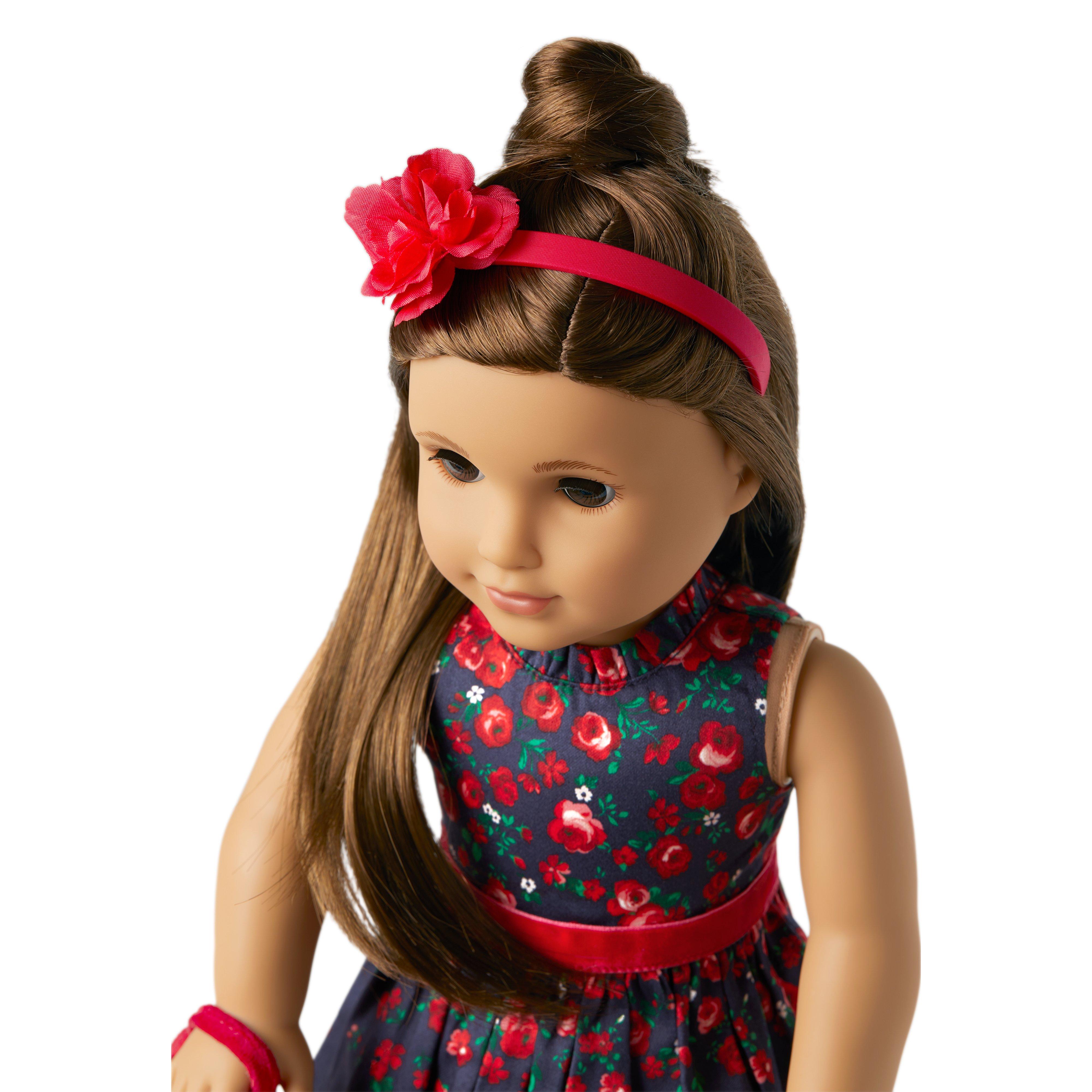 American Girl® x Janie And Jack Wrapped in Roses Dress For Dolls image number 4