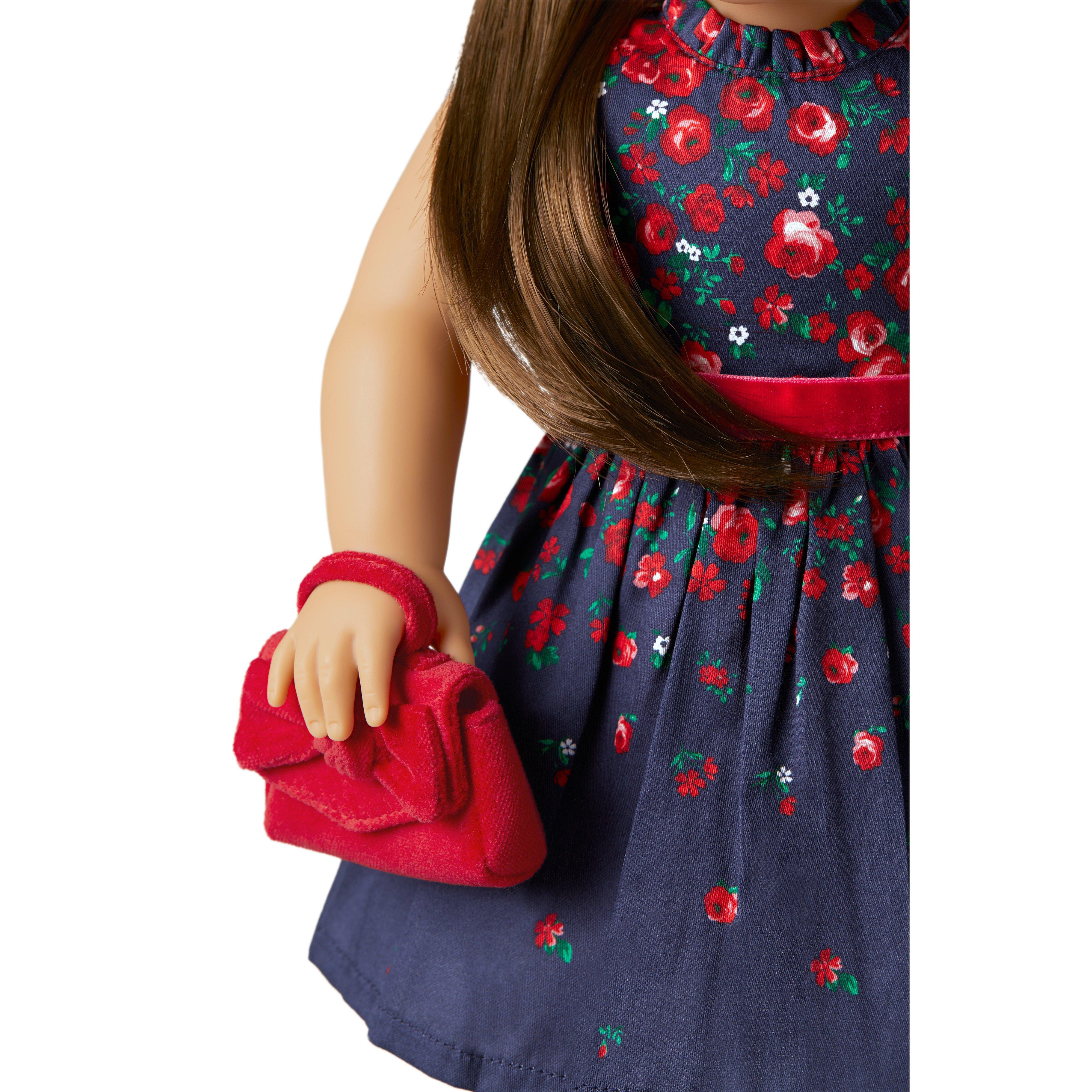 American Girl® x Janie And Jack Wrapped in Roses Dress For Dolls image number 5
