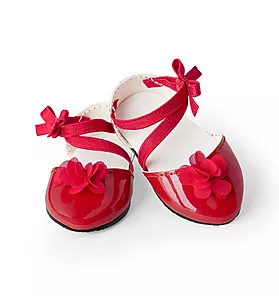American Girl® x Janie And Jack Rose Bow Flats For Dolls