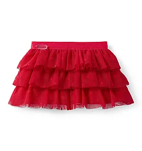 American Girl® x Janie And Jack Rose Red Tulle Skirt For Dolls