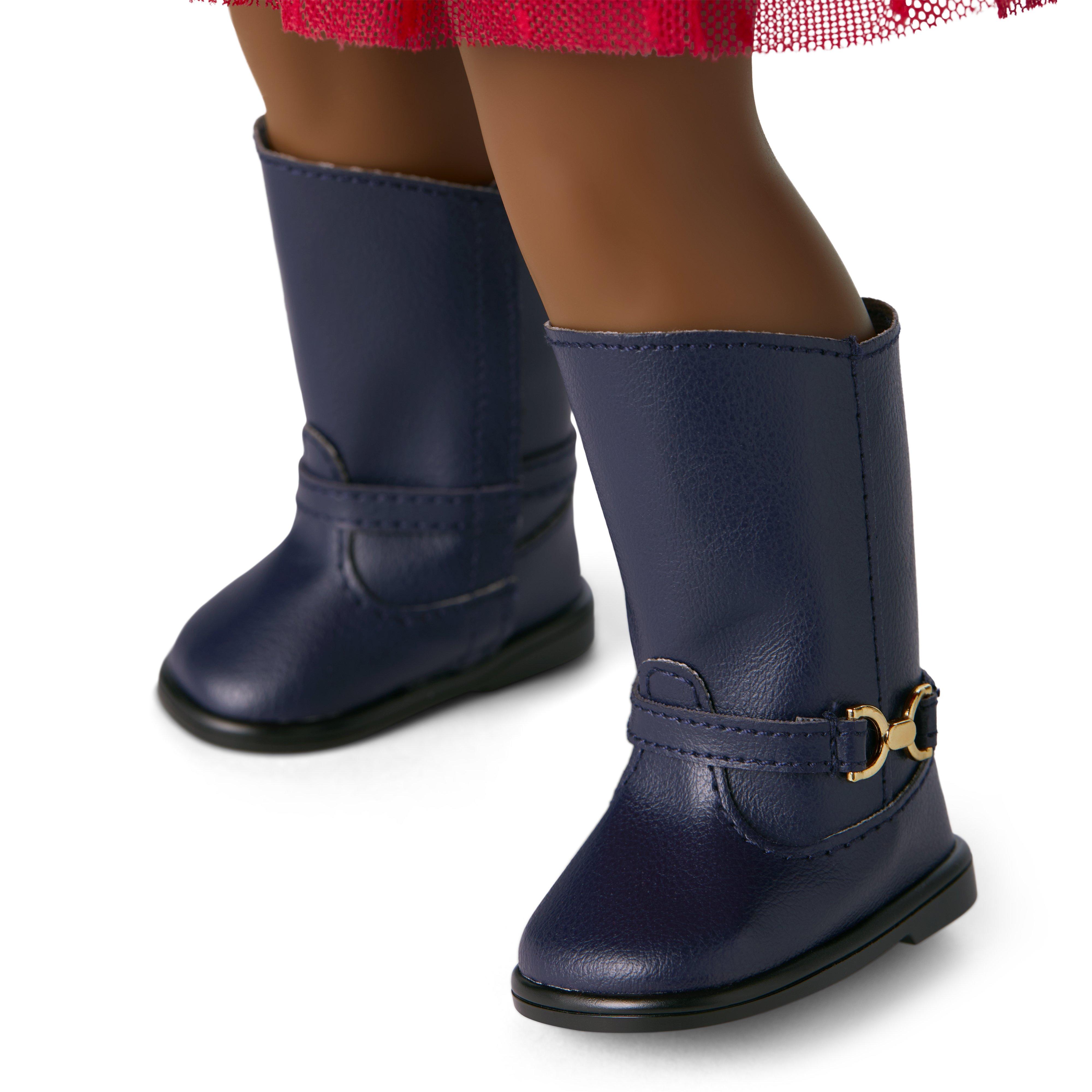 American Girl® x Janie and Jack Midnight Riding Boots For Dolls image number 1