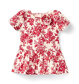American Girl® x Janie and Jack Floral Toile Dress For Dolls