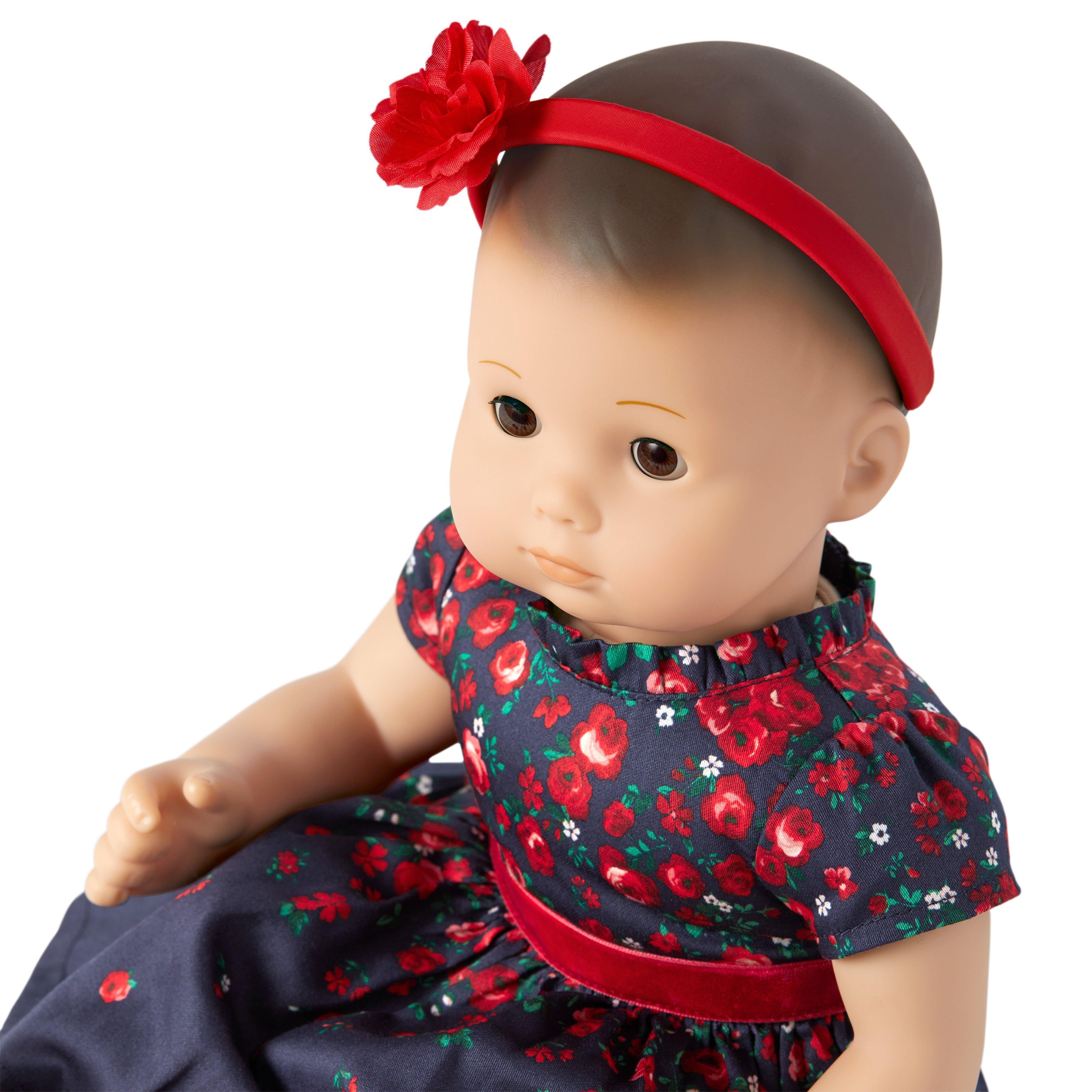 American Girl® x Janie and Jack Wrapped in Roses Doll Dress for Bitty Baby® image number 2