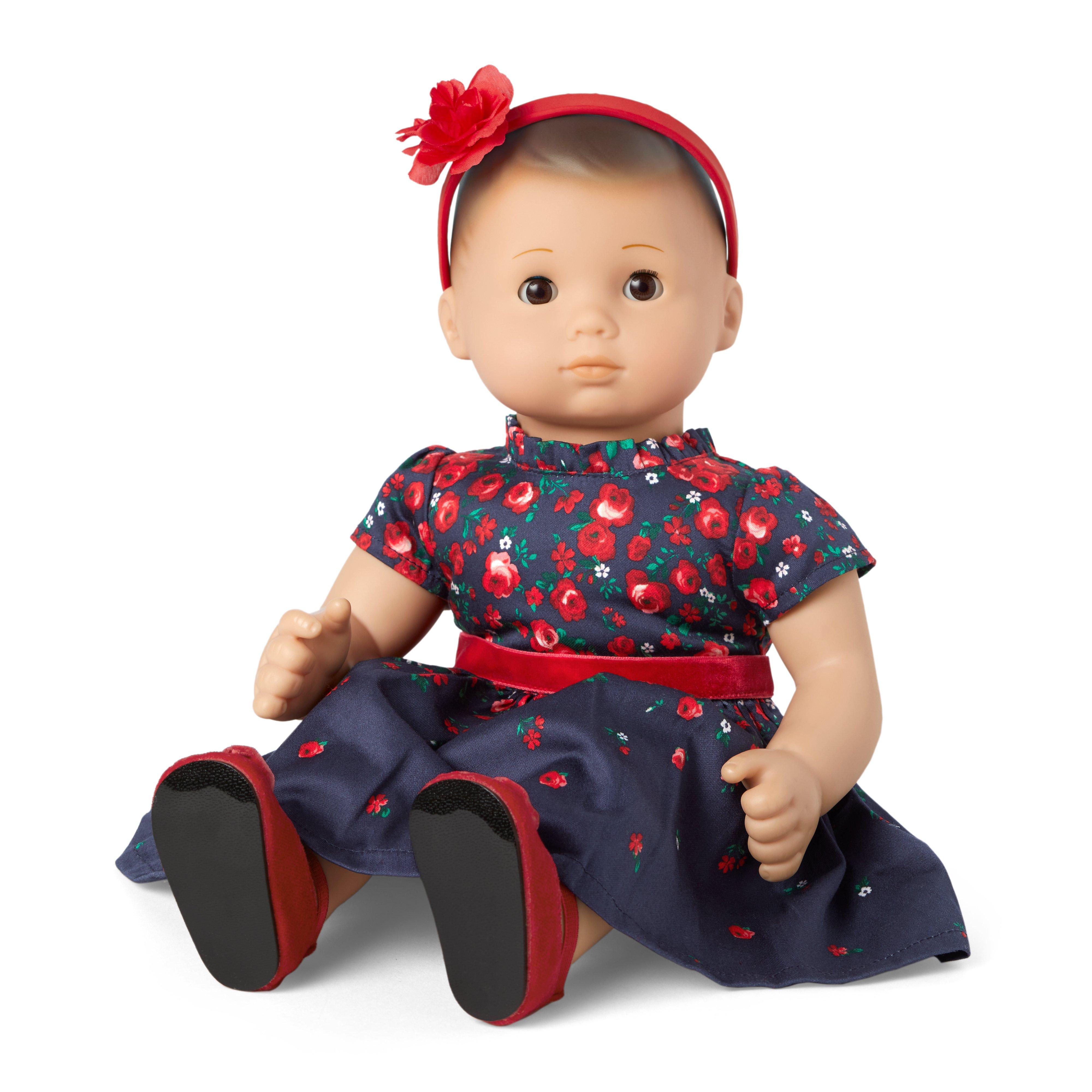 American Girl® x Janie and Jack Wrapped in Roses Doll Dress for Bitty Baby® image number 1