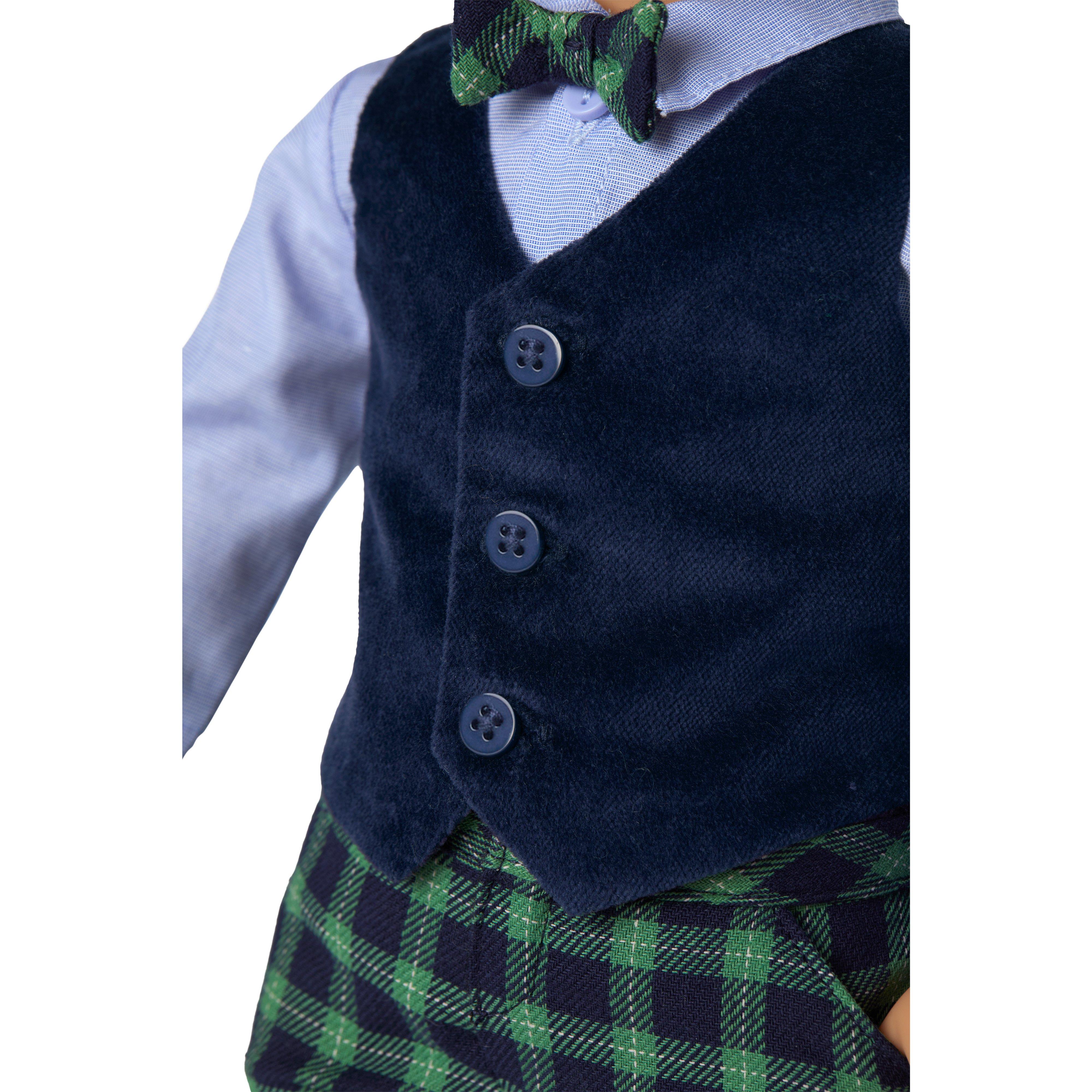 American Girl® x Janie and Jack Tartan Plaid Outfit For Dolls image number 2