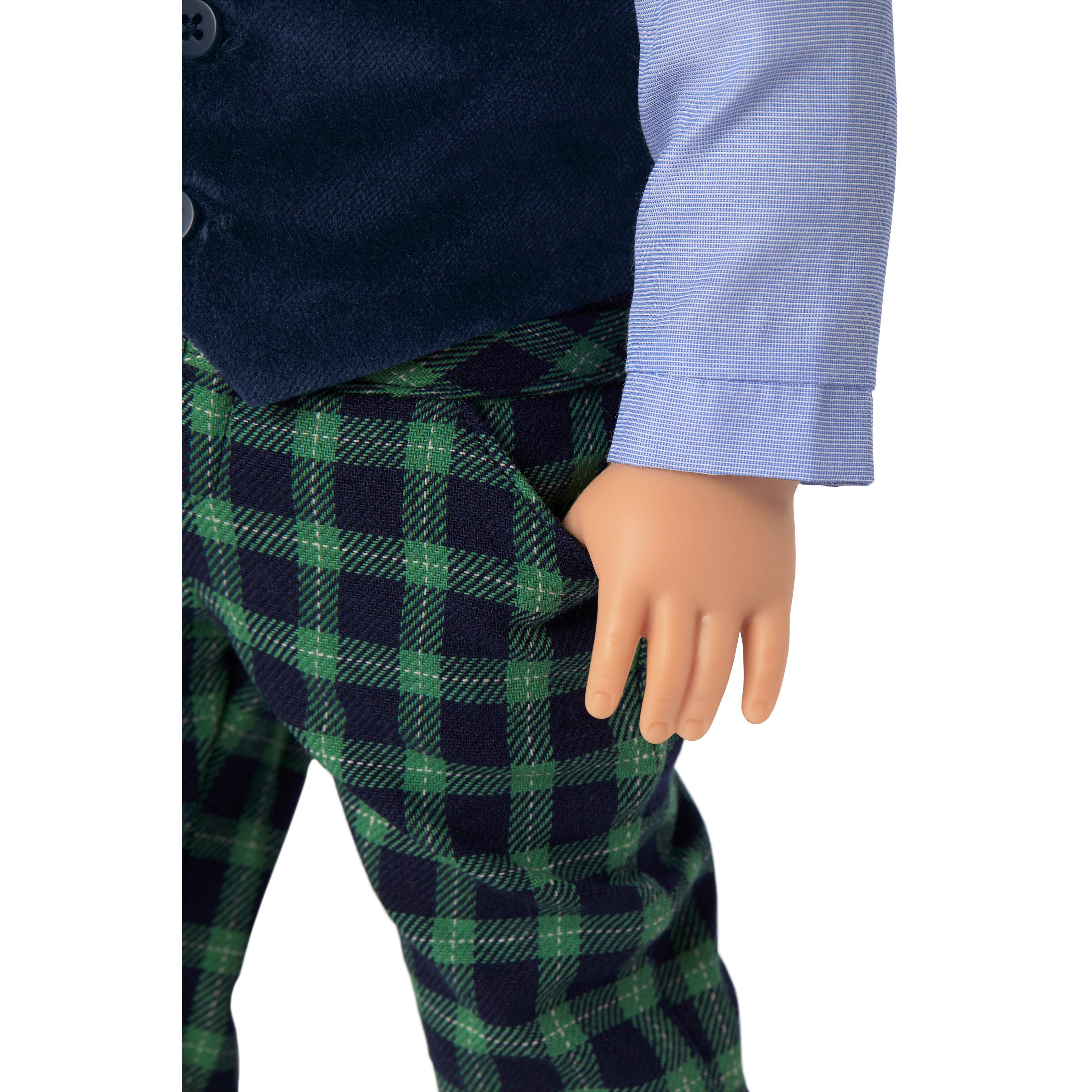 American Girl&reg; x Janie and Jack Tartan Plaid Outfit For Dolls image number 3