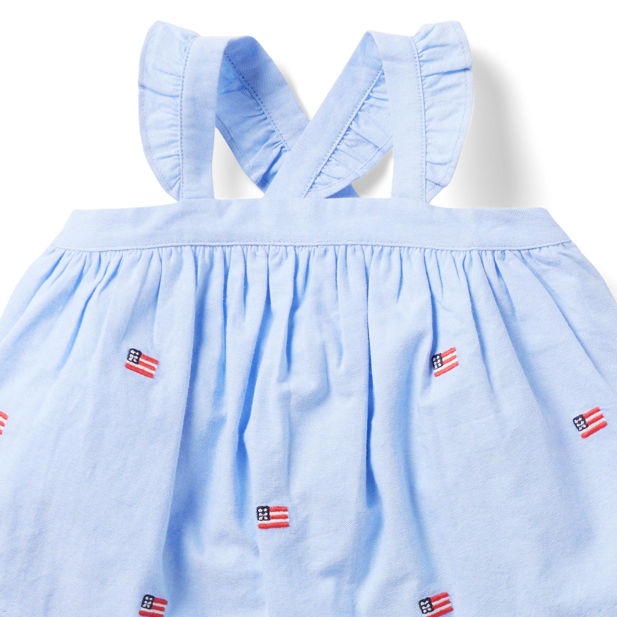 The Embroidered Oxford Baby Set  image number 2