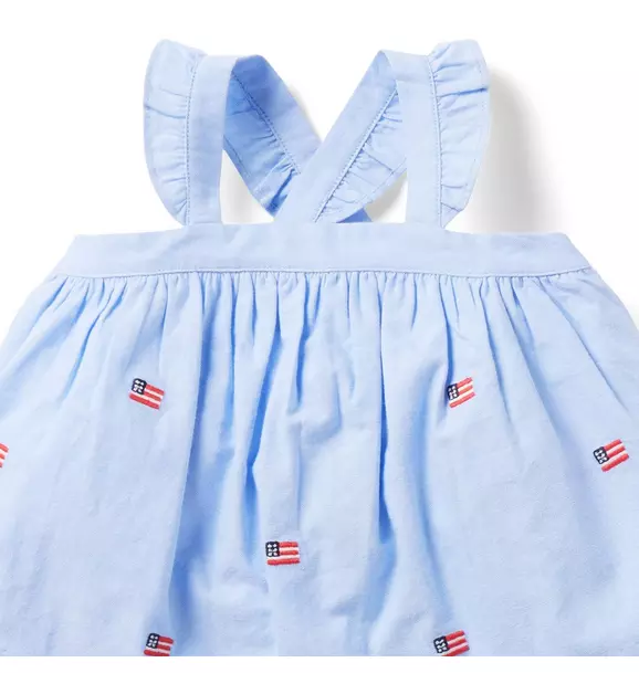 The Embroidered Oxford Baby Set  image number 2