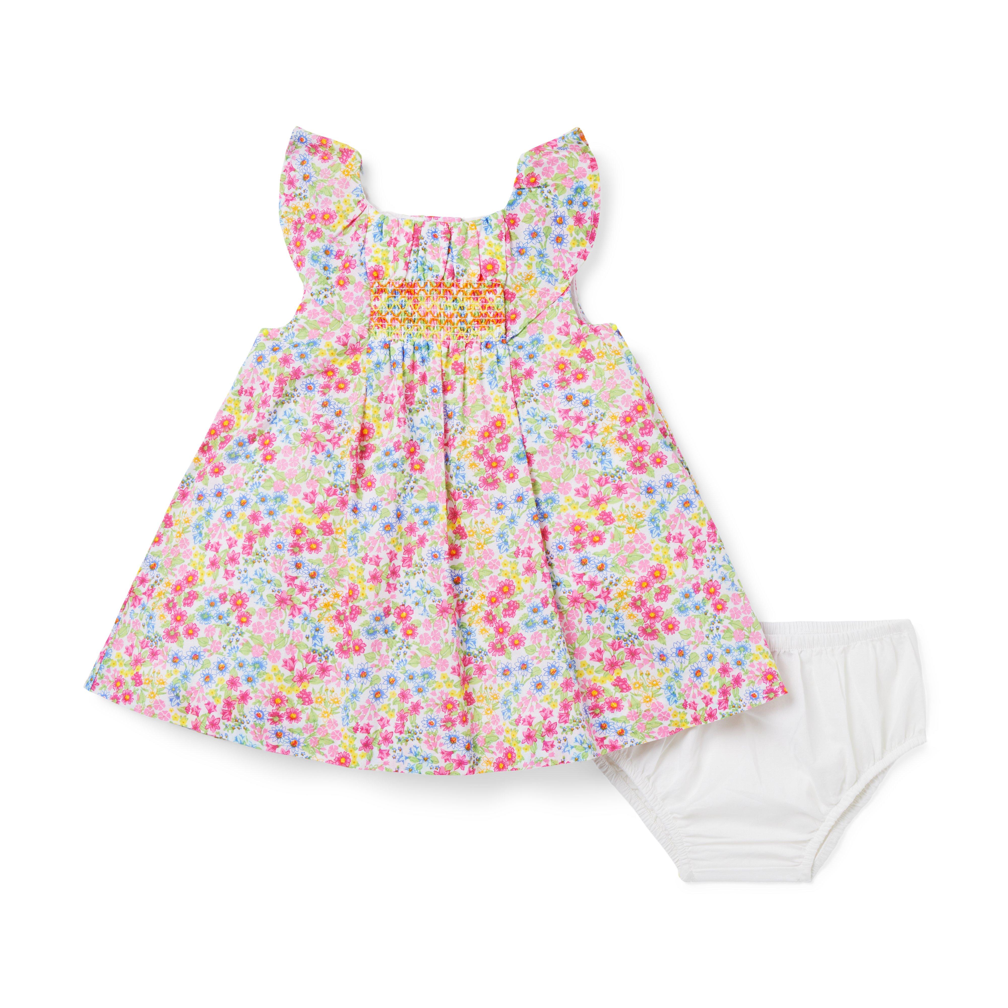 The Sunny Smocked Baby Dress image number 4