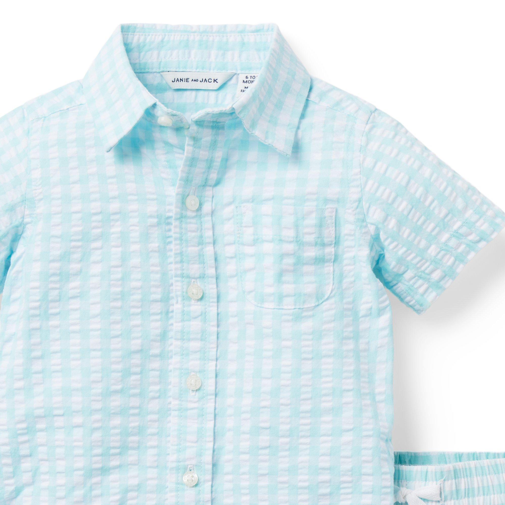 Baby Gingham Cabana Matching Set image number 1