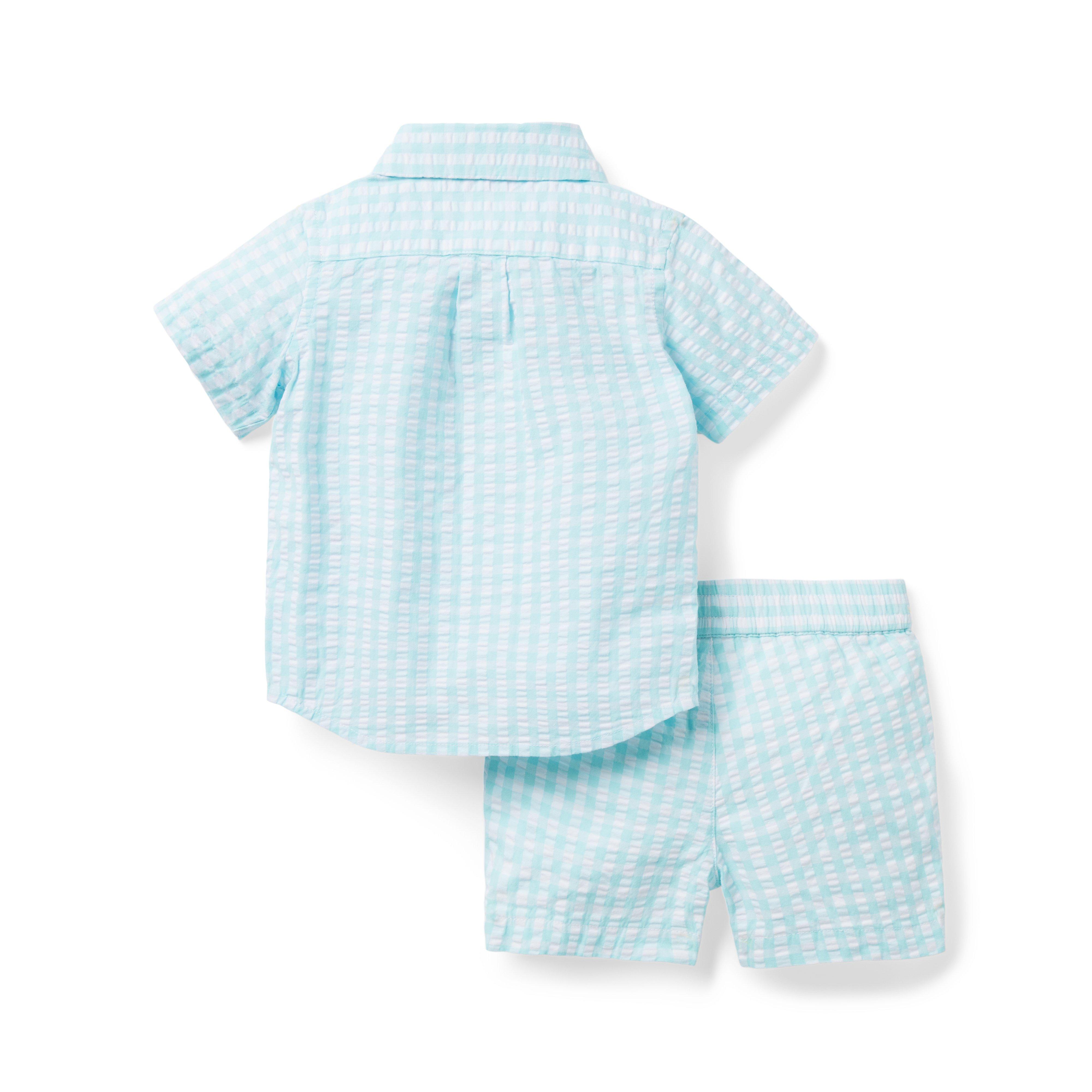 Baby Gingham Cabana Matching Set image number 3