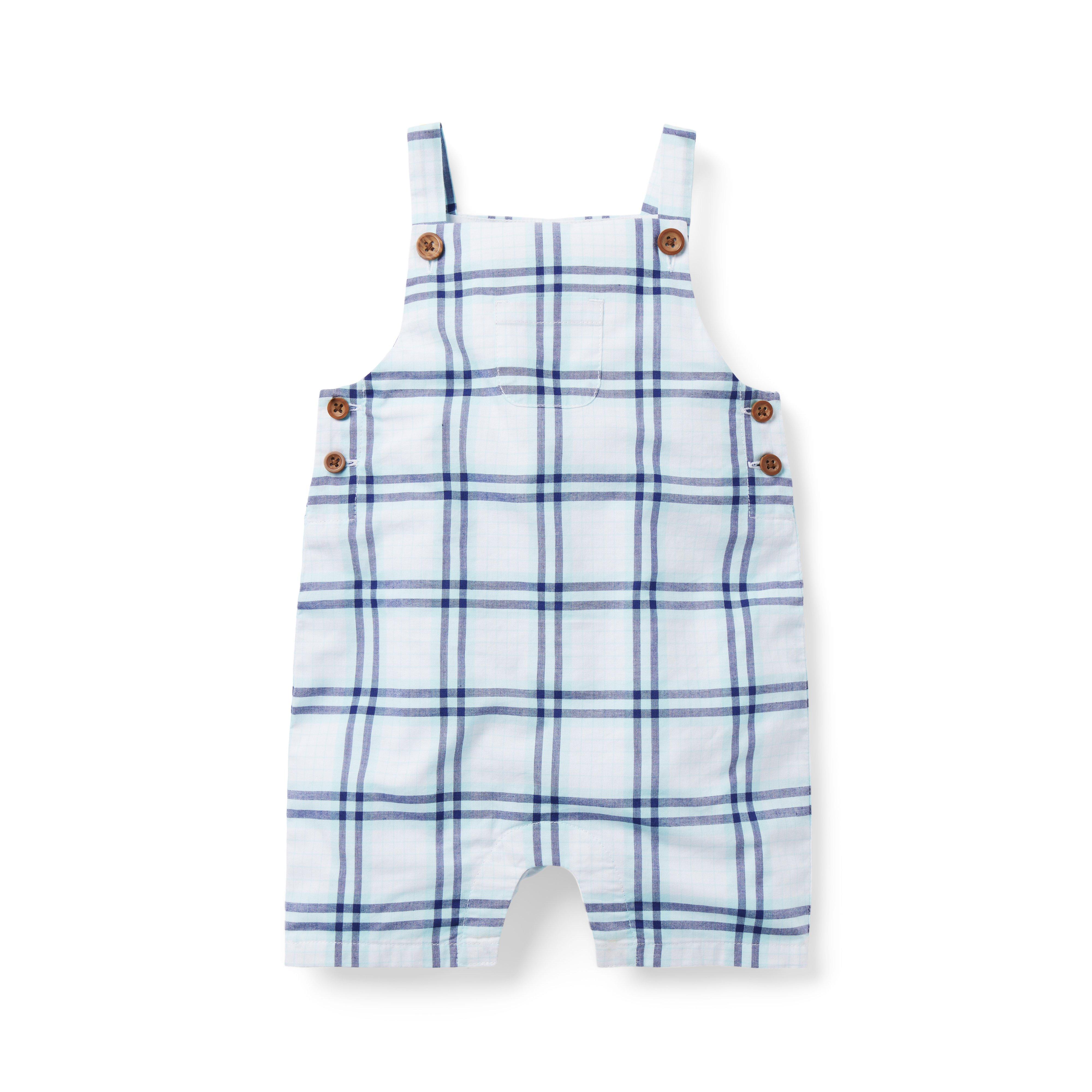 Baby Madras Plaid Overall image number 0