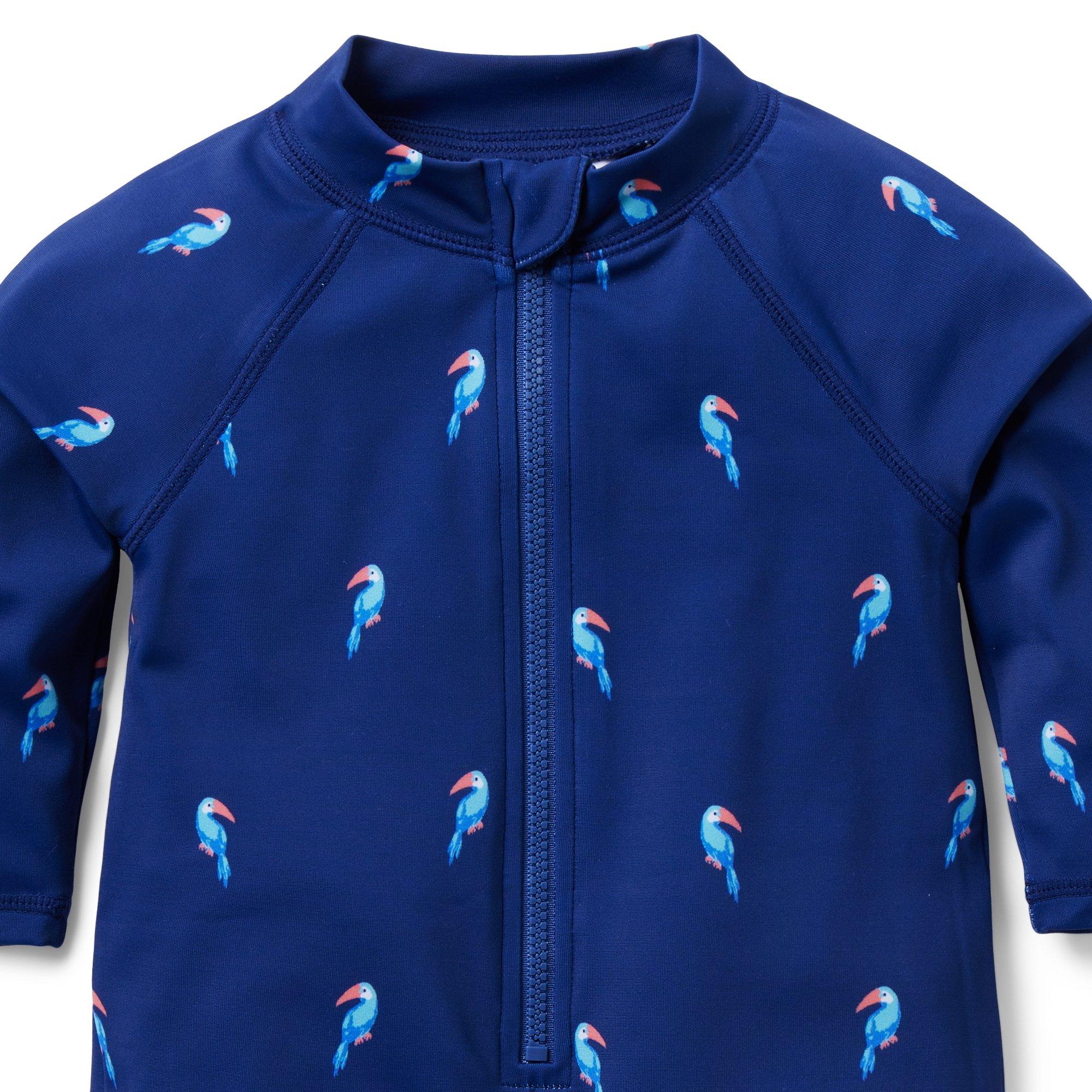 Baby Recycled Toucan Rash Guard Swimsuit image number 1