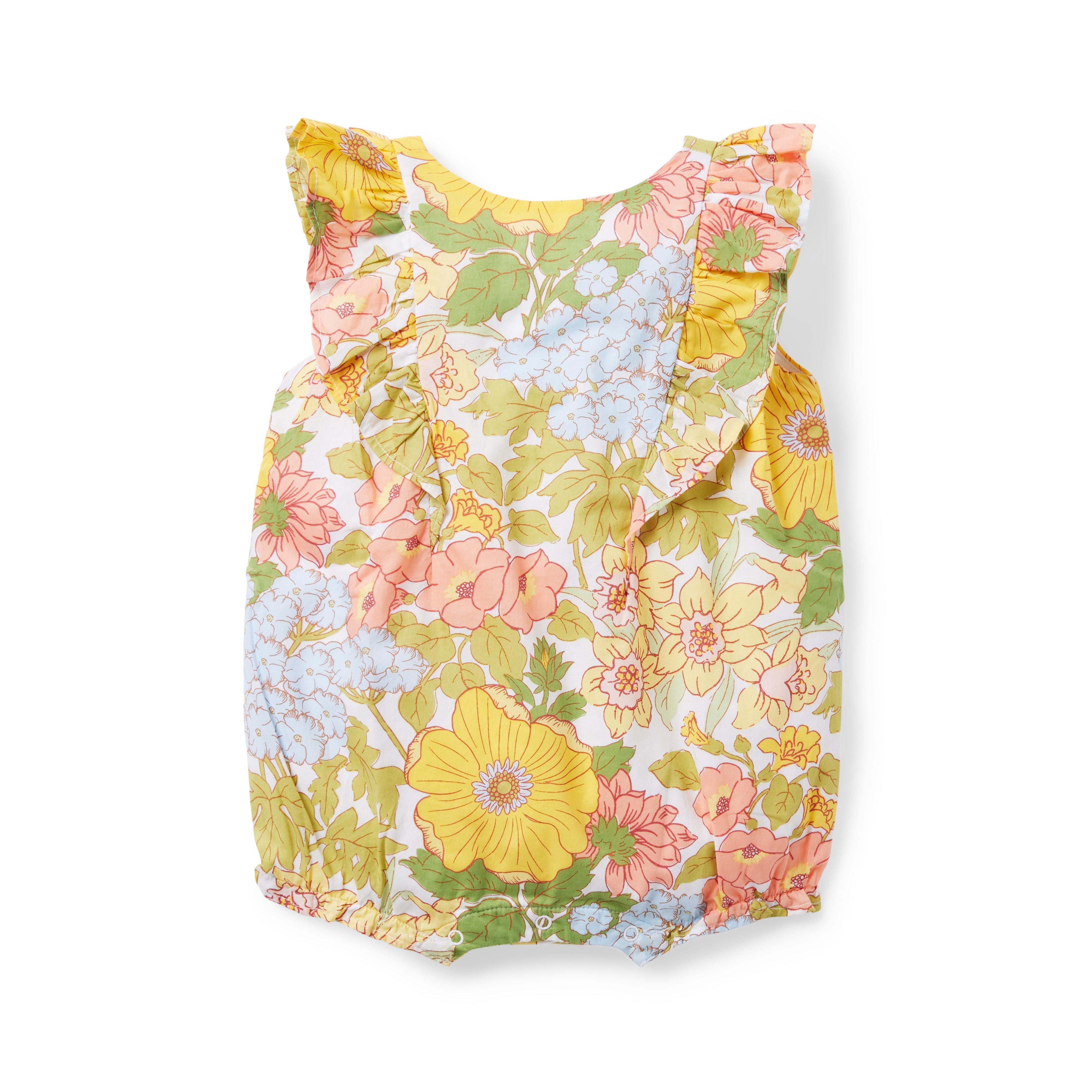 Baby Floral Ruffle Romper image number 0