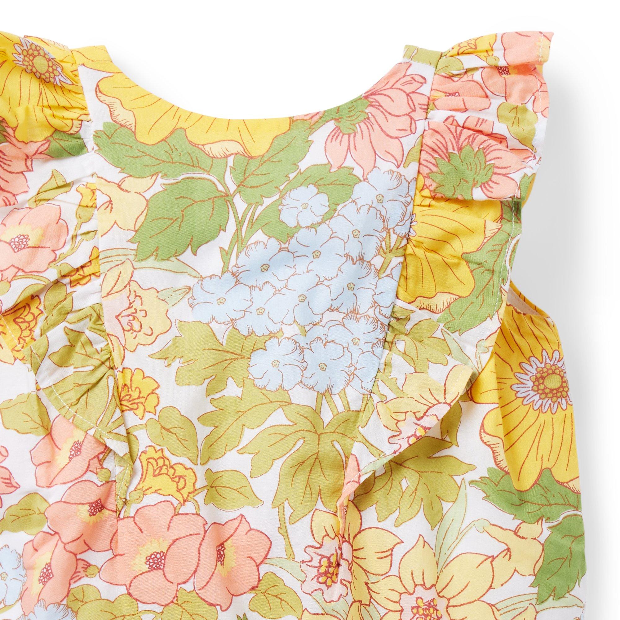 Baby Floral Ruffle Romper image number 3