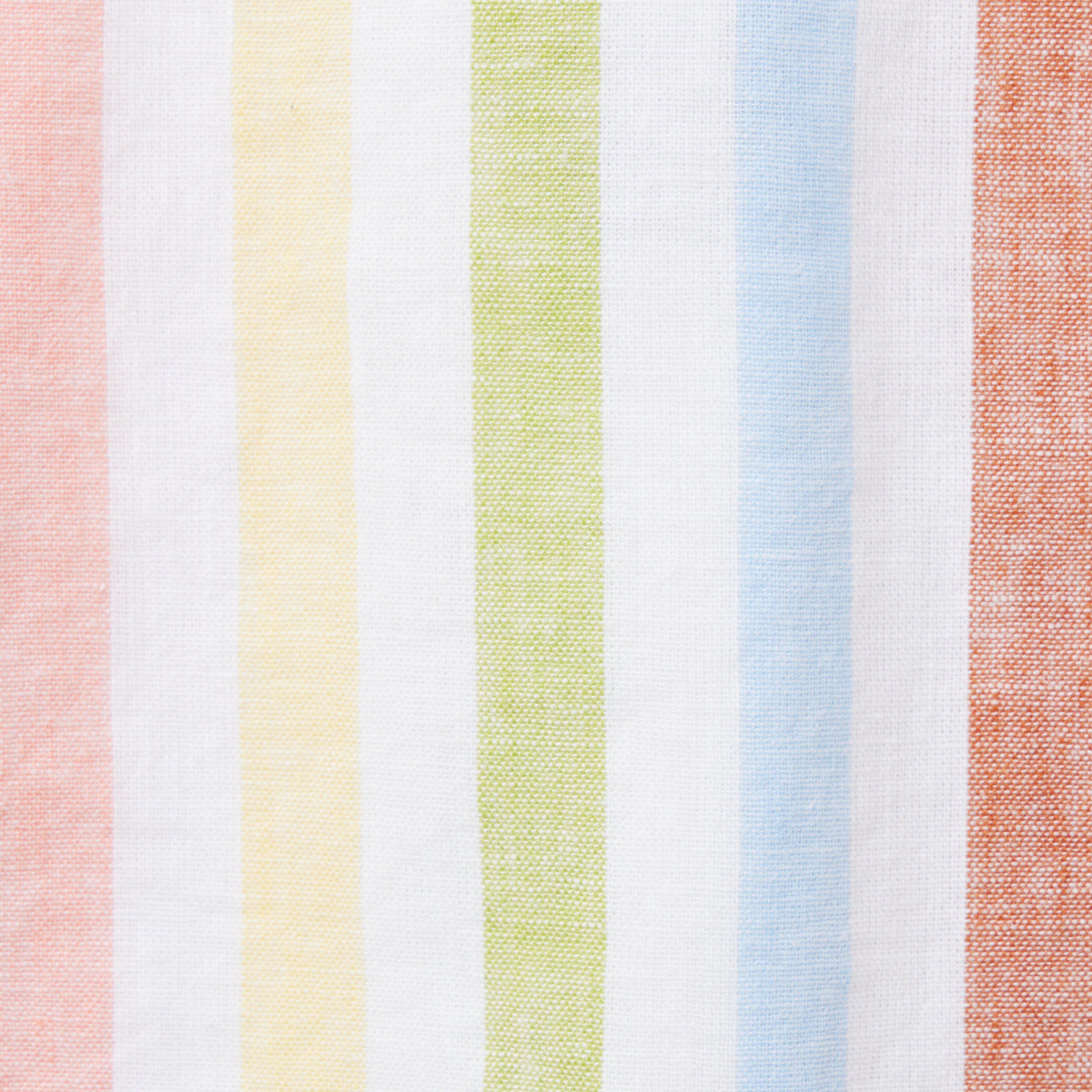Baby Striped Linen-Cotton Overall image number 2