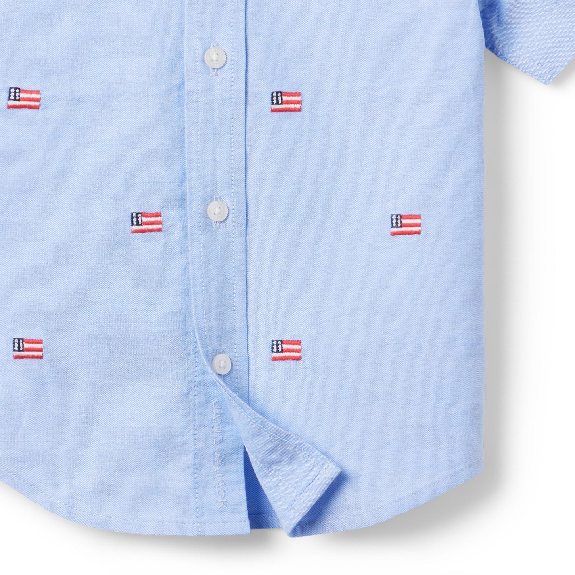 The Embroidered Oxford Shirt image number 3